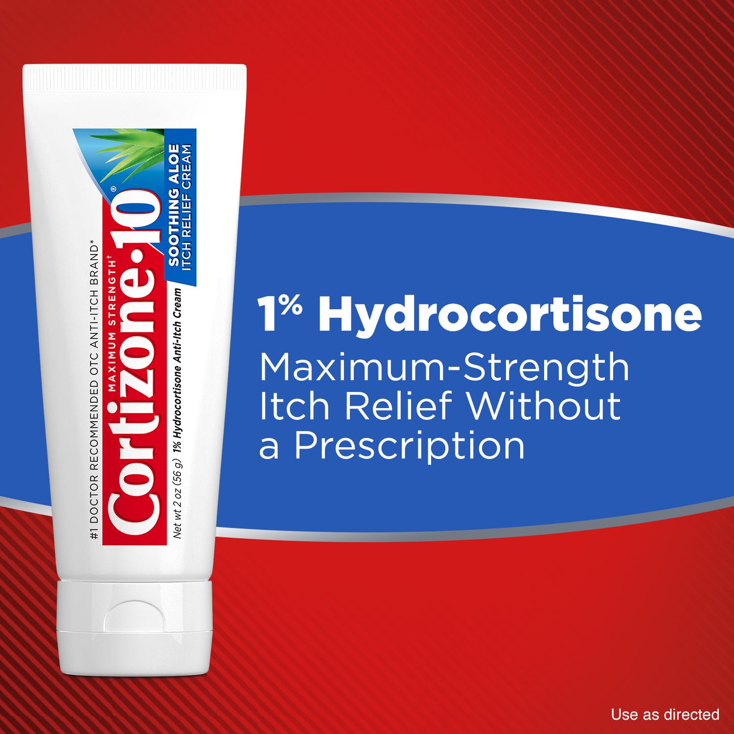Cortizone-10 Maximum Strength Soothing Aloe Itch Relief Cream, 1% Hydrocortisone, Fast-Acting, Anti-Itch Cream for Bug Bites, Rash, Eczema, Psoriasis, Poison Ivy, Oak, Sumac, 2 oz (Pack of 4) Cortizone 10 buy supplements canada