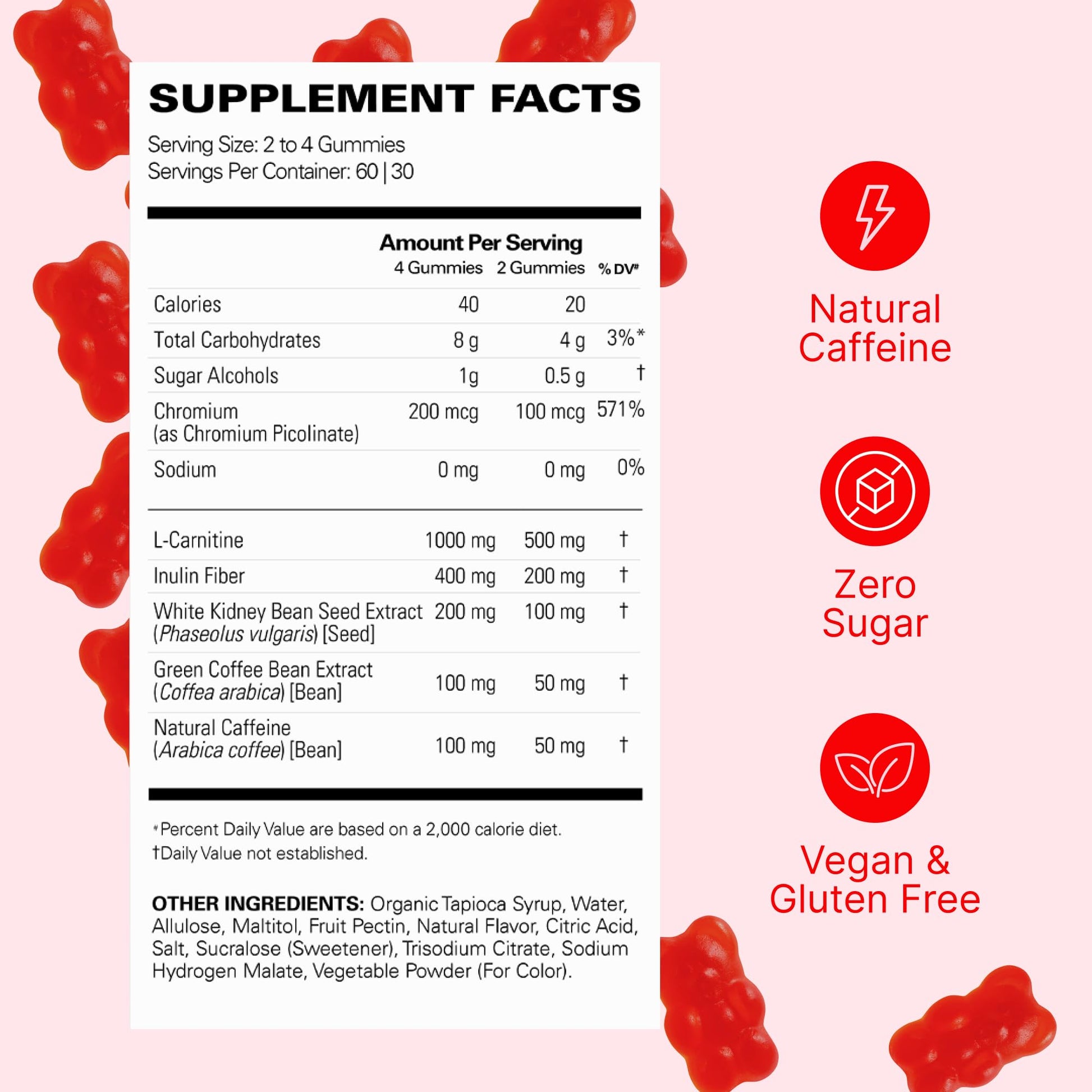 EHP Labs OxyShred Gummies - Pre Workout Gummies & Energy Chews with 100mg Caffeine, L-Carnitine for Thermo & Metabolic Support, All Natural Energy Boost EHP Labs buy supplements canada