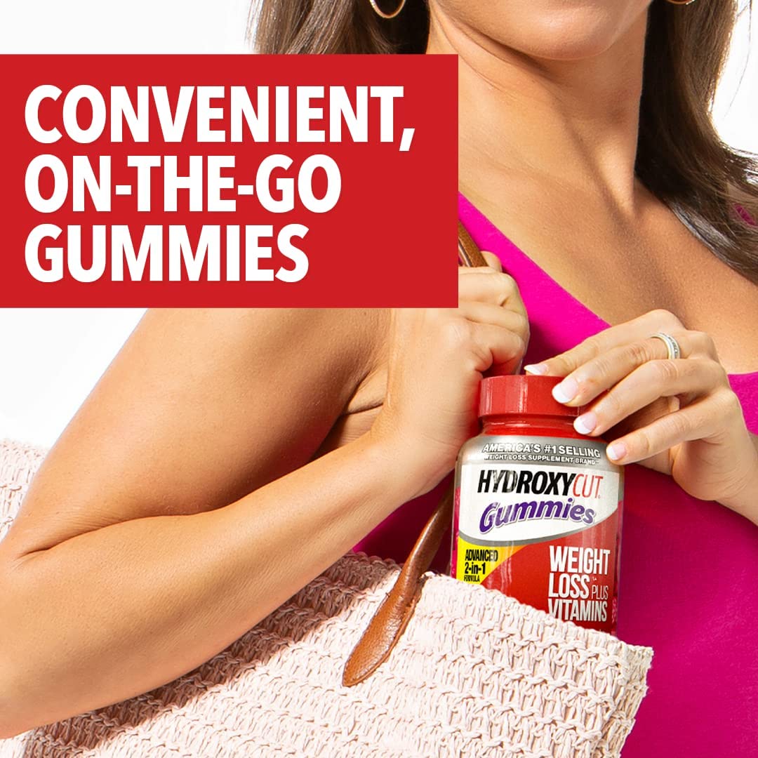 Hydroxycut Caffeine-Free Gummy for Women & Men | 15 Essential Vitamins & Minerals Hydroxycut buy supplements canada