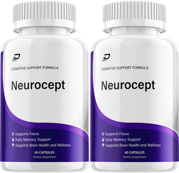 Neurocept Supplement Capsules – All Natural Maximum Strength Formula, Focus & Memory Support (2 Pack – 120 Capsules) Indelo buy supplements canada