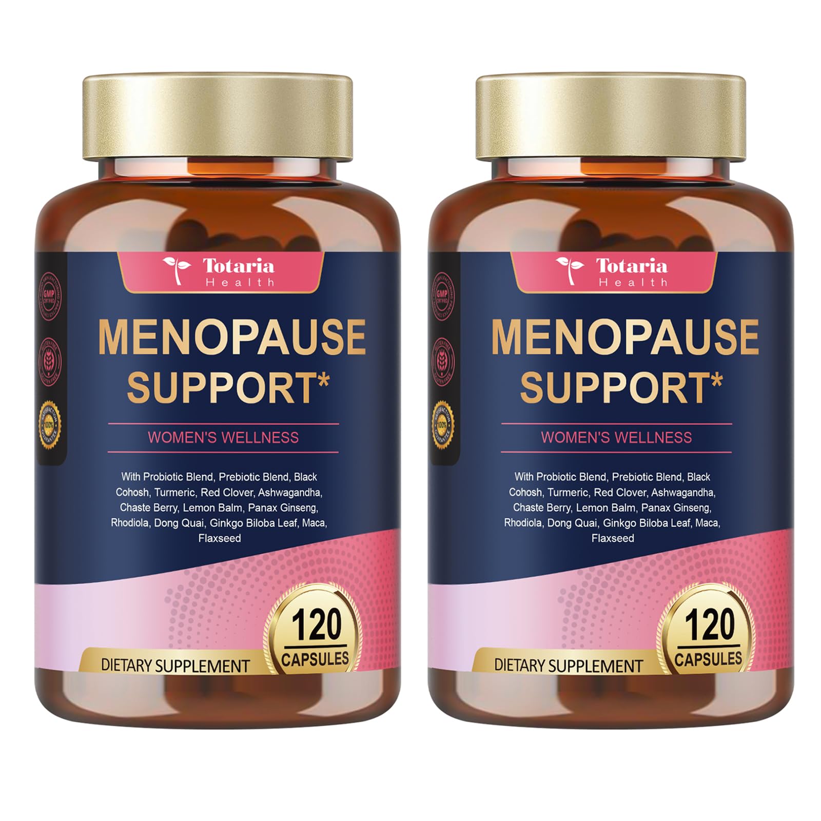 (2 Packs) 40-in-1 Menopause Supplements for Women, Multibenefit & Complete Black Cohosh for Hot Flashes, Night Sweats & Hormone Balance, w/ Probiotics, DIM, Vitex, Dong Quai, Red Clover and More Totaria buy supplements canada