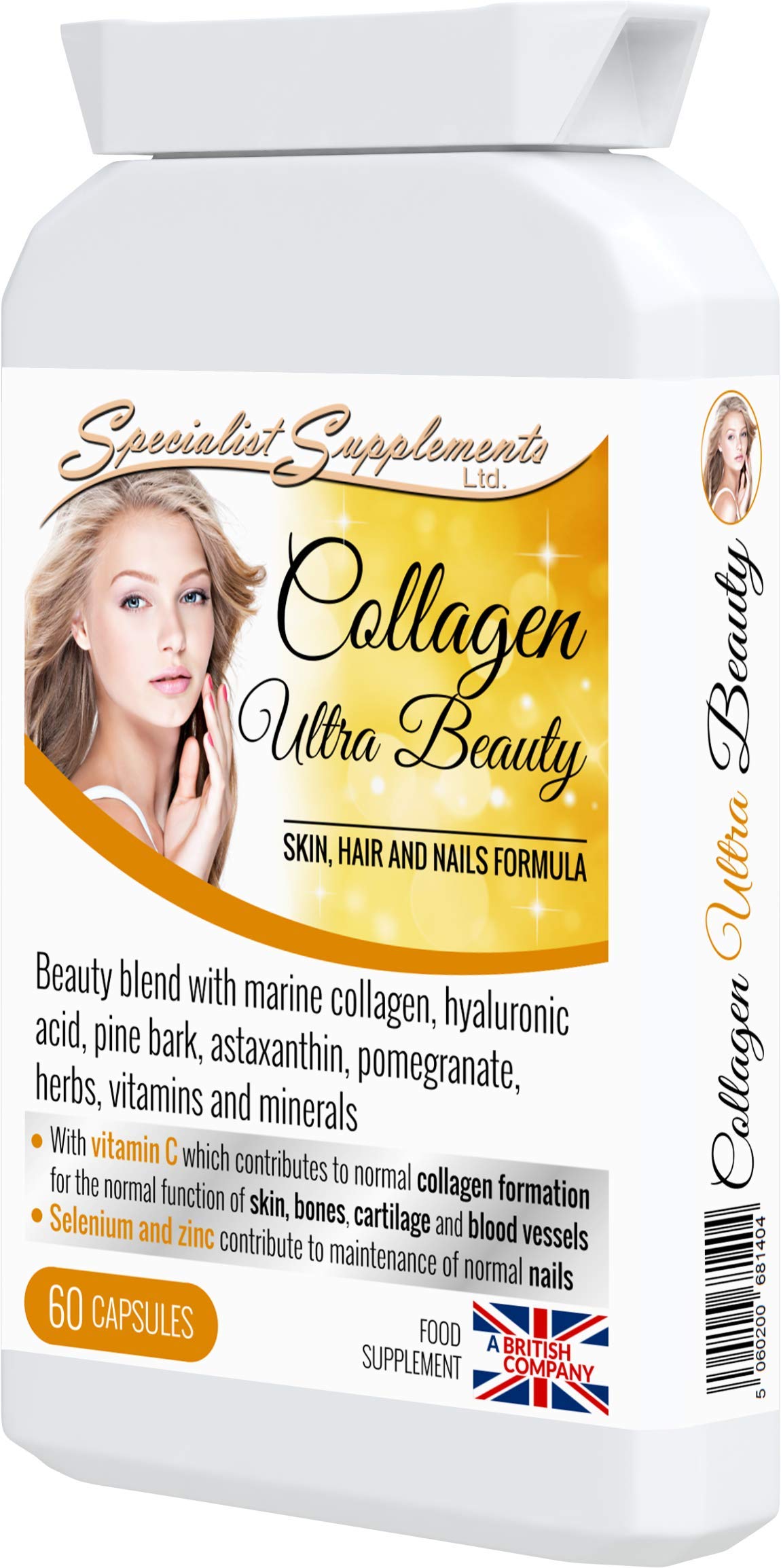 Specialist Supplements Collagen Ultra Beauty Marine Collagen, Hyaluronic Acid, Vitamin, Mineral Specialist Supplements buy supplements canada