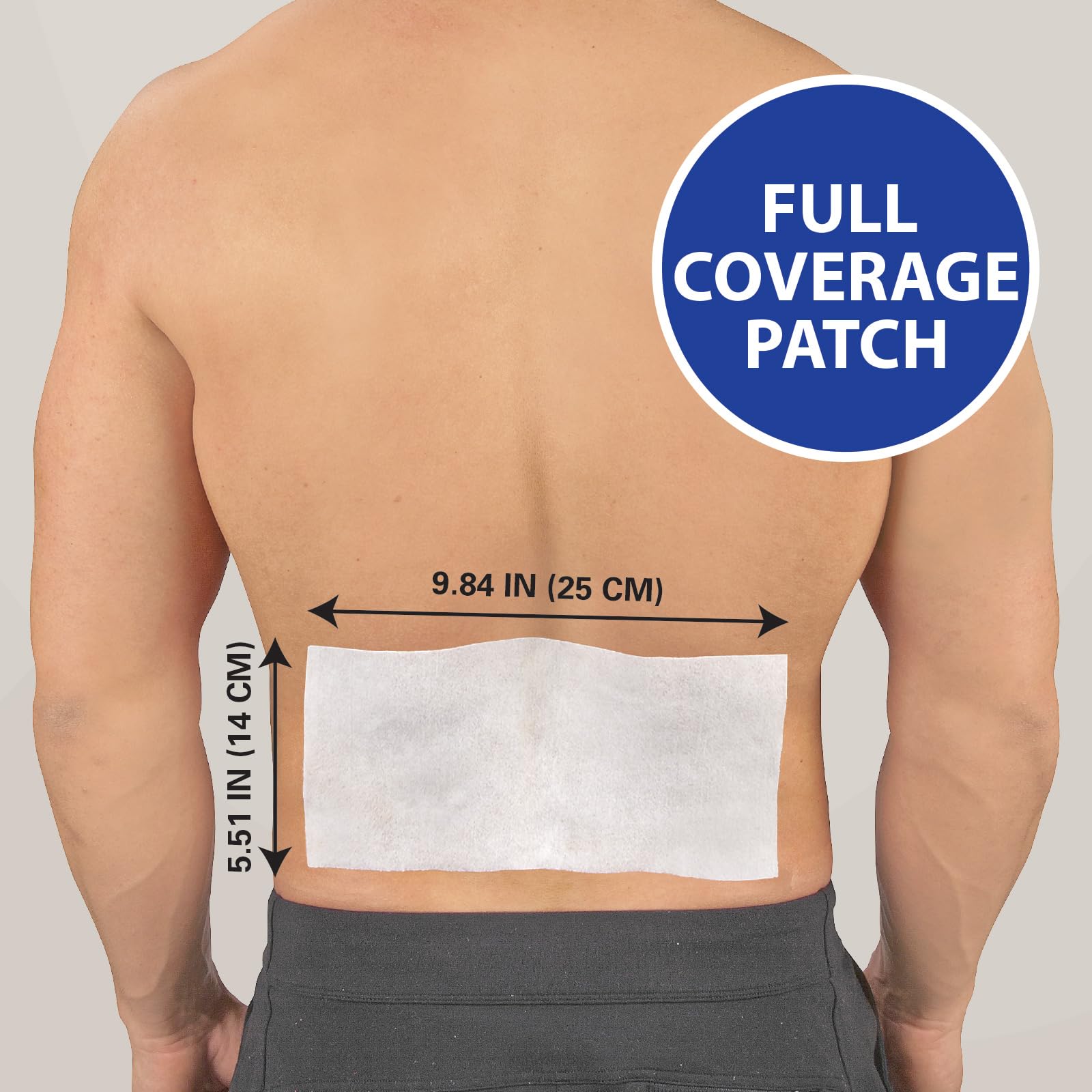 HealthWise Cold Hot Medicated Menthol XL Patch | 5% Menthol | Back and Large Areas | 5.51” x 9.84” | 6-Count | Paraben-Free | Soothes Minor Aches and Pains | Super-Size Relief HealthWise buy supplements canada