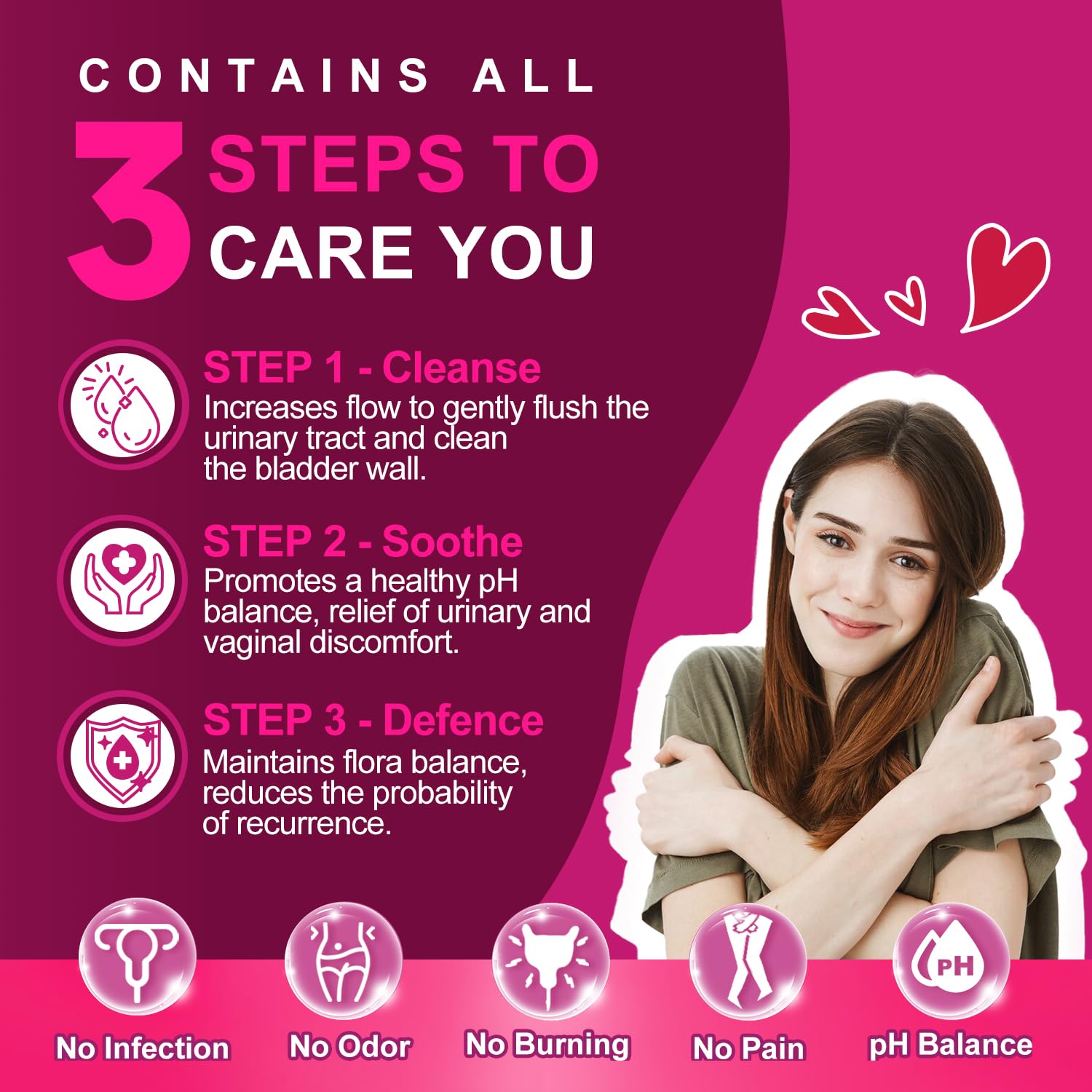 NATURE TARGET Probiotics for Women Urinary Tract Health with D Mannose & Cranberry - 60 Billion CFUs Vaginal Probiotics for Digestive Health, UTI & PH Balance with Prebiotics - 90 Capsules NATURE TARGET buy supplements canada