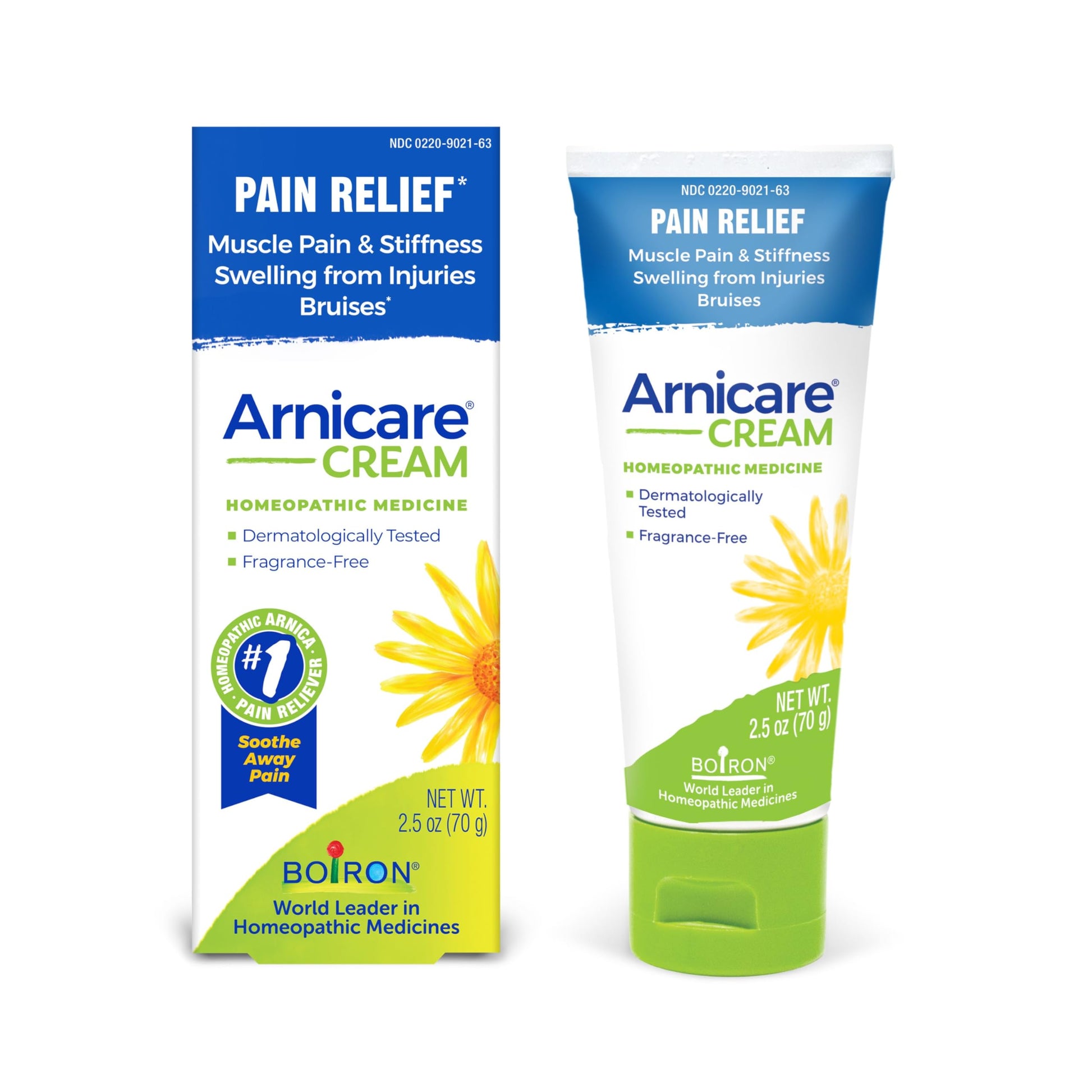 Boiron Arnicare Cream Natural Soothing Relief for Joint Pain, Muscle Pain, Swelling, Soreness, and Stiffness - Fast Absorbing and Fragrance-Free - 2.5 oz Boiron buy supplements canada