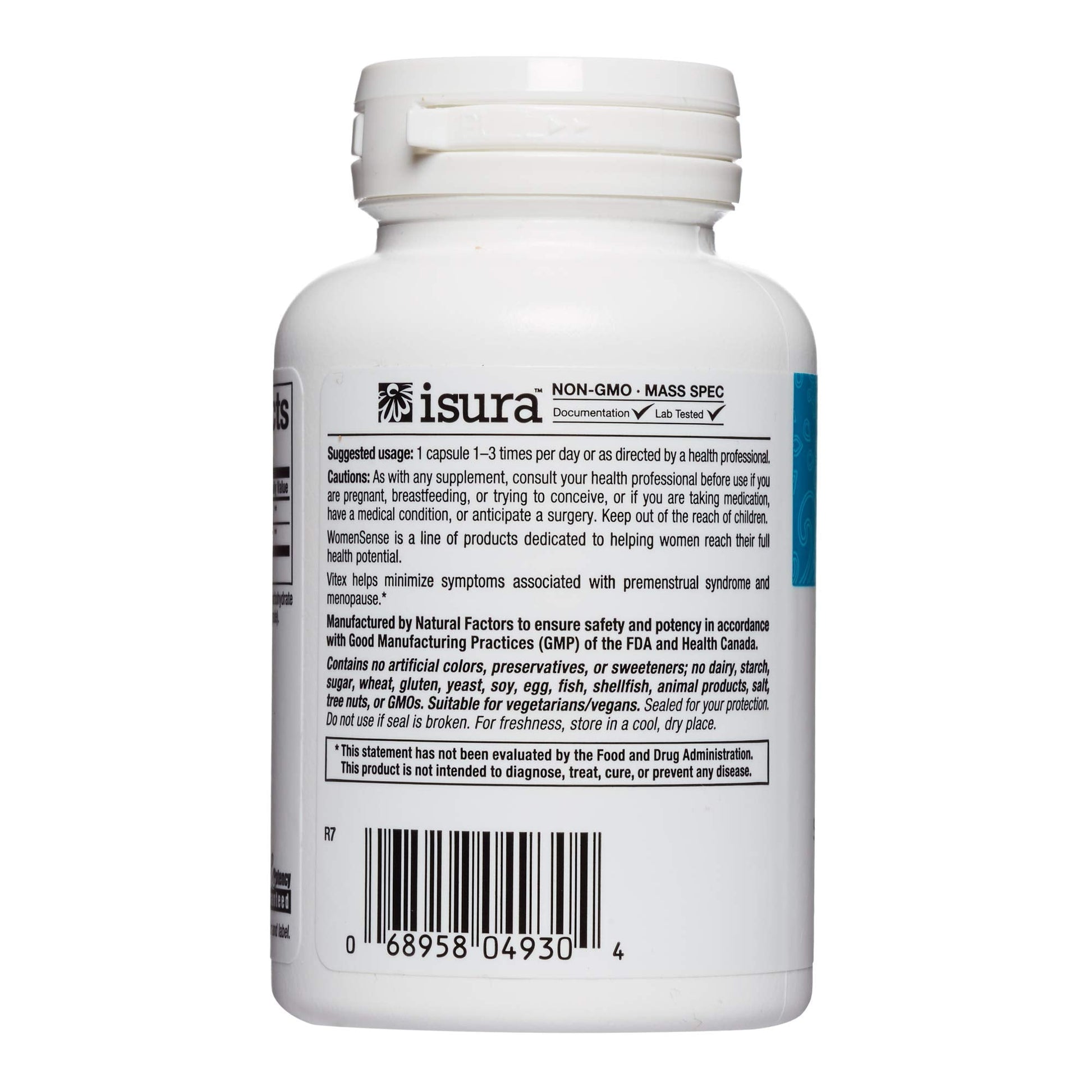 WomenSense by Natural Factors, Vitex Chasteberry Extract, Helps Sooth Symptoms of PMS and Menopause Natural Factors buy supplements canada