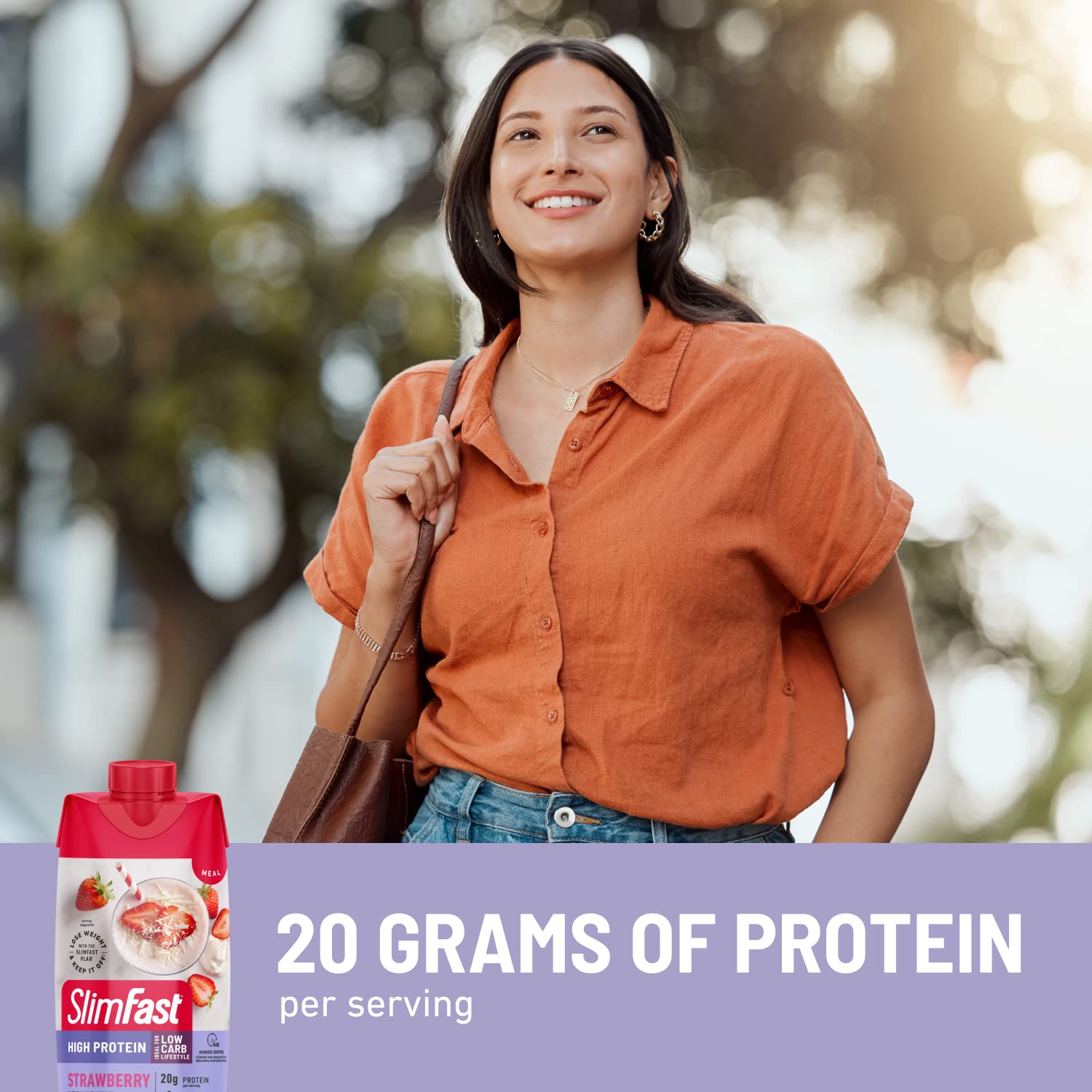 SlimFast Protein Shake, Strawberry- 20g Protein, Meal Replacement Shake Ready to Drink SlimFast buy supplements canada