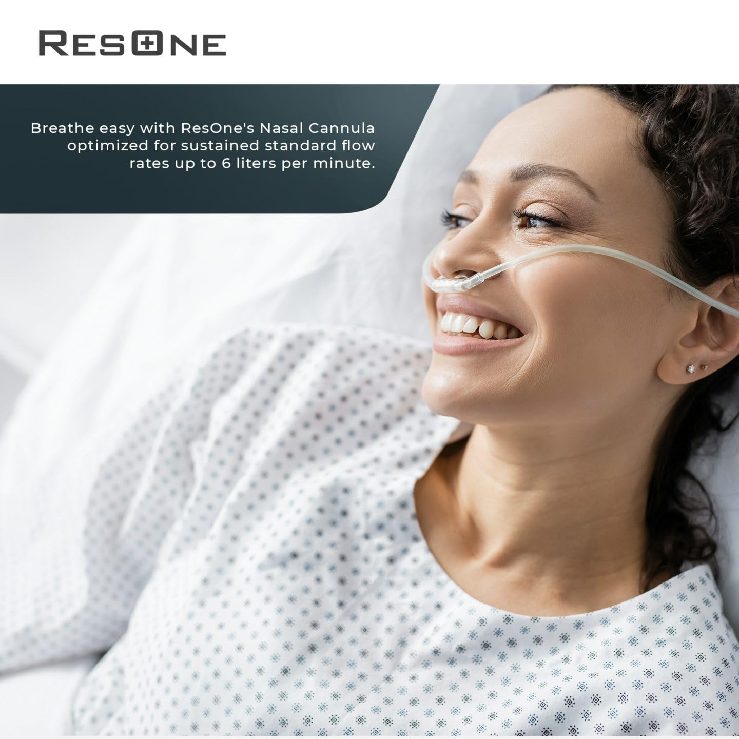 ResOne Soft Nasal Cannula 5-Pack - Oxygen Cannula, Curved Prongs, 4Ft Crush-Resistant Tubing ResOne buy supplements canada