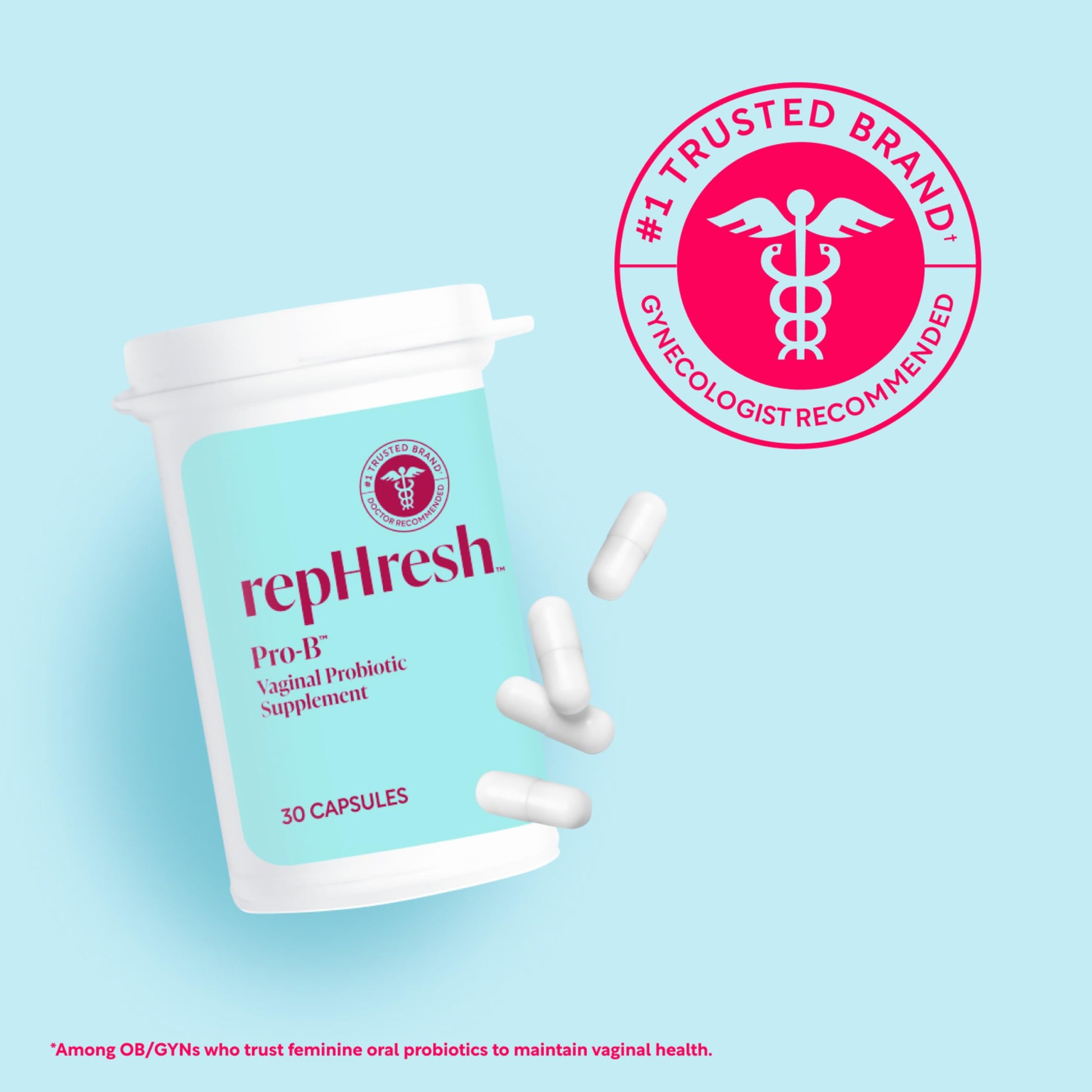 RepHresh Pro-B Women's Probiotic, Probiotic Supplement for Women, 30 Oral Capsules Rephresh buy supplements canada