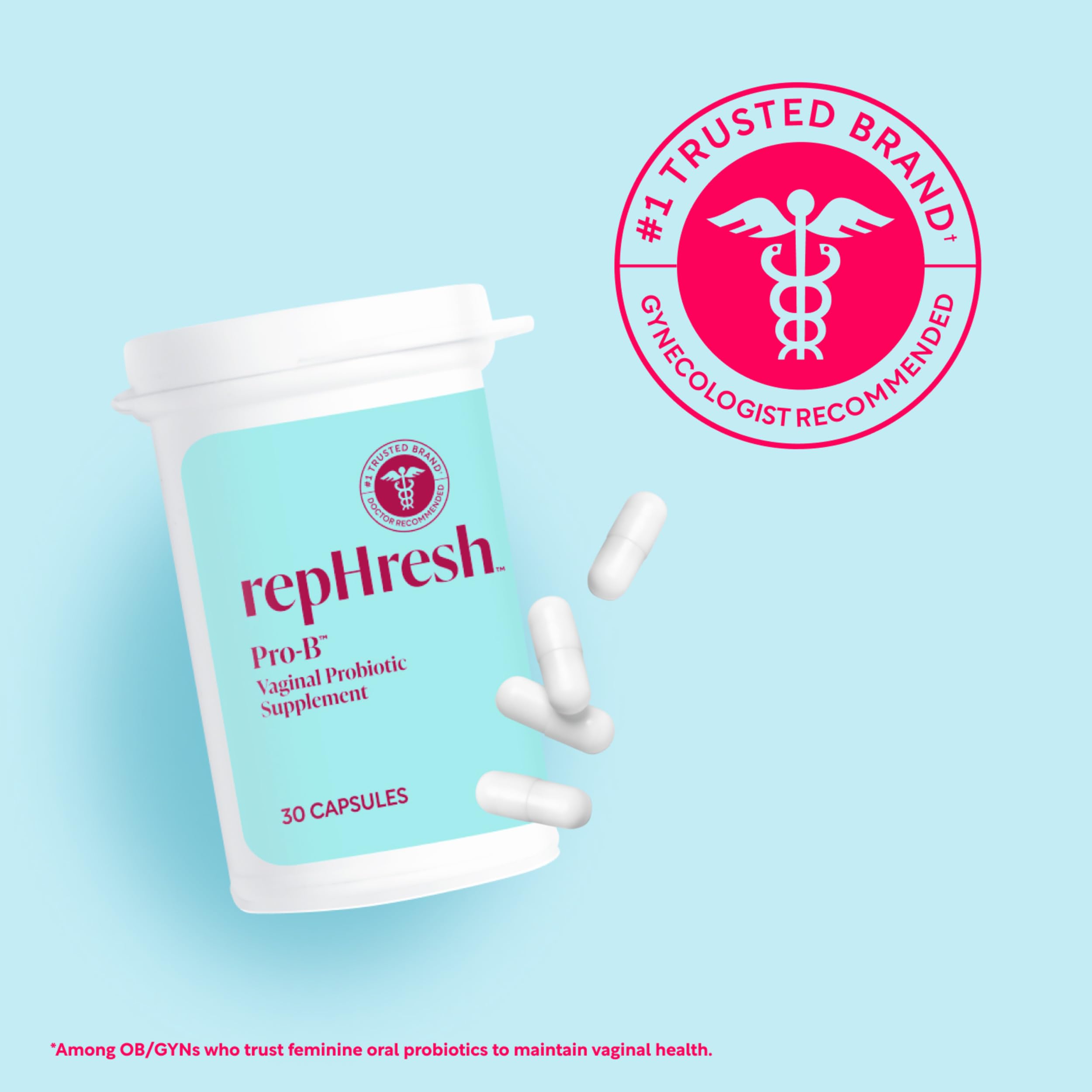 RepHresh Pro-B Women's Probiotic, Probiotic Supplement for Women, 30 Oral Capsules Rephresh buy supplements canada