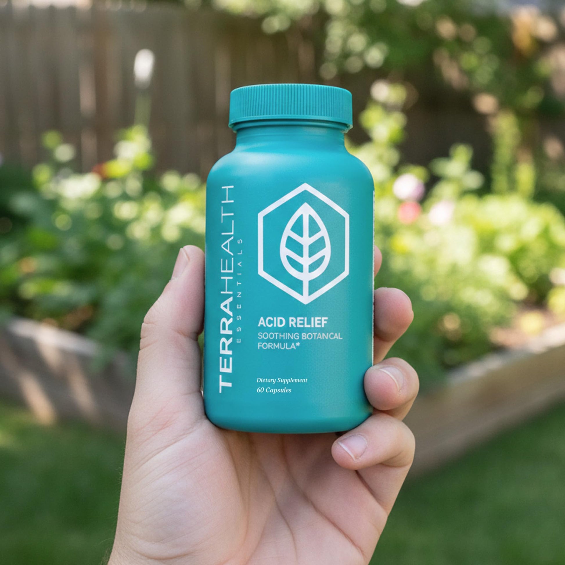 Terra Health Essentials Acid Relief - Plant Based Digestive Support Supplement for Comfortable Gut Function - Lemon Balm, Slippery Elm, Terra Health Essentials buy supplements canada