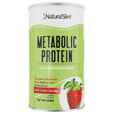 NaturalSlim Metabolic Whey Protein Powder Strawberry – Low Carb, Meal Replacement NaturalSlim buy supplements canada