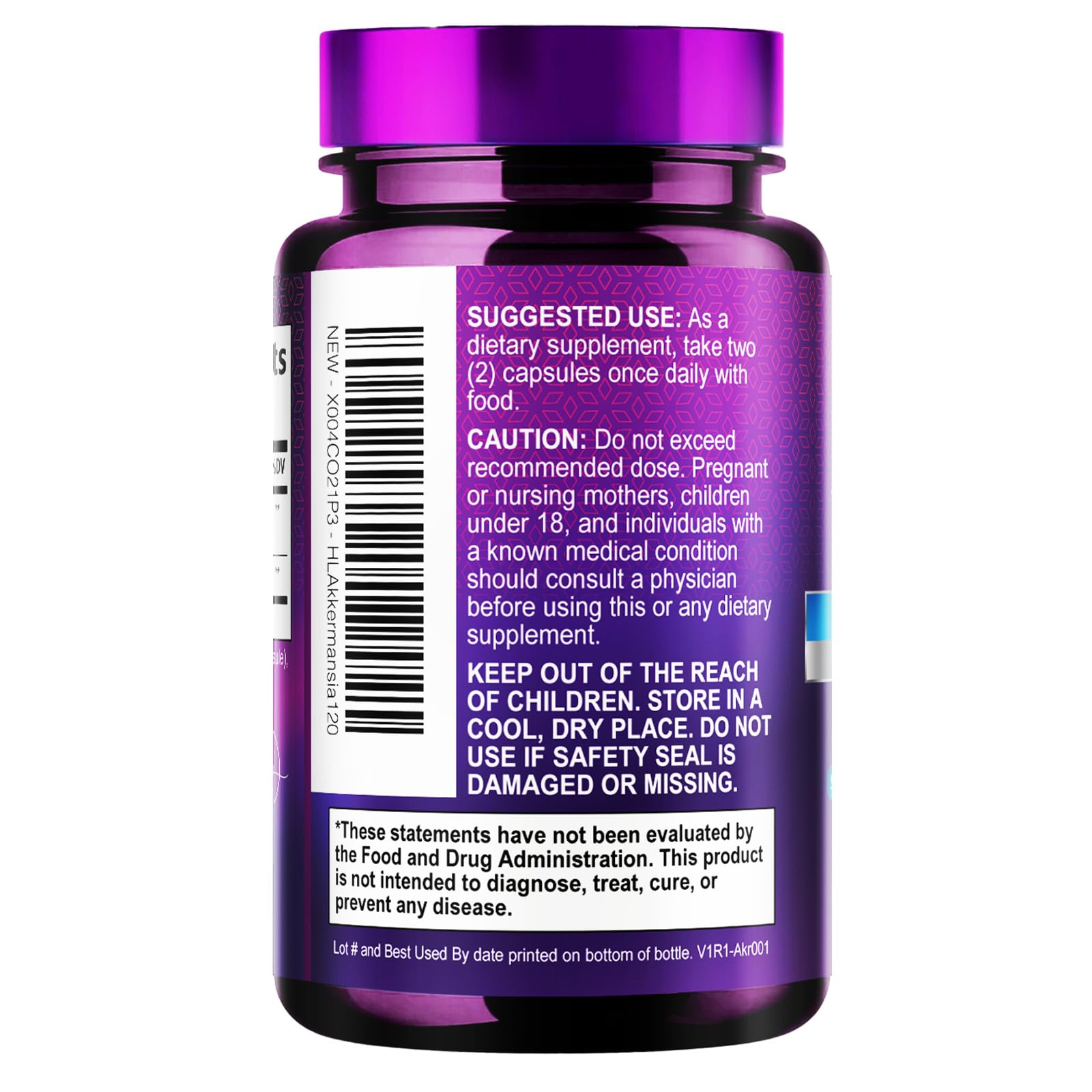 Akkermansia Probiotic - 2 Billion AFU per Serving - Best Strain for GLP-1 Production Support with Prebiotic Fiber for Natural Digestive & Gut Health Hello Lovely! buy supplements canada