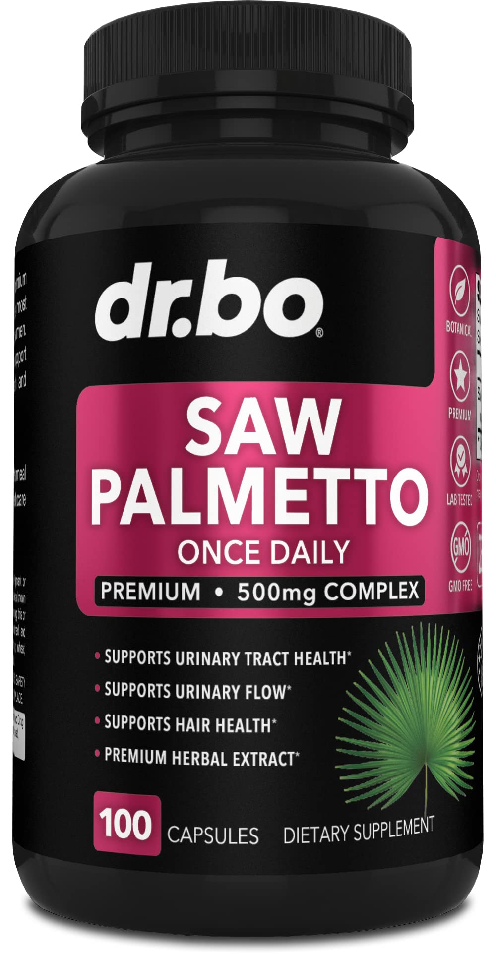 Saw Palmetto for Women Hair Loss - DHT Blocker for Women Hair Growth Plus Bladder DR. BO buy supplements canada