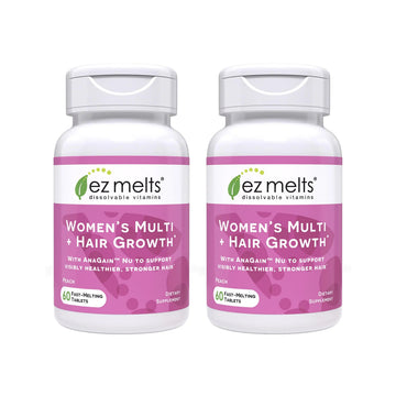 EZ Melts Women's Multi + Hair Growth - Daily Multivitamin for Women - Supports Healthy Energy Levels & Reduced Hair Shedding EZ Melts buy supplements canada