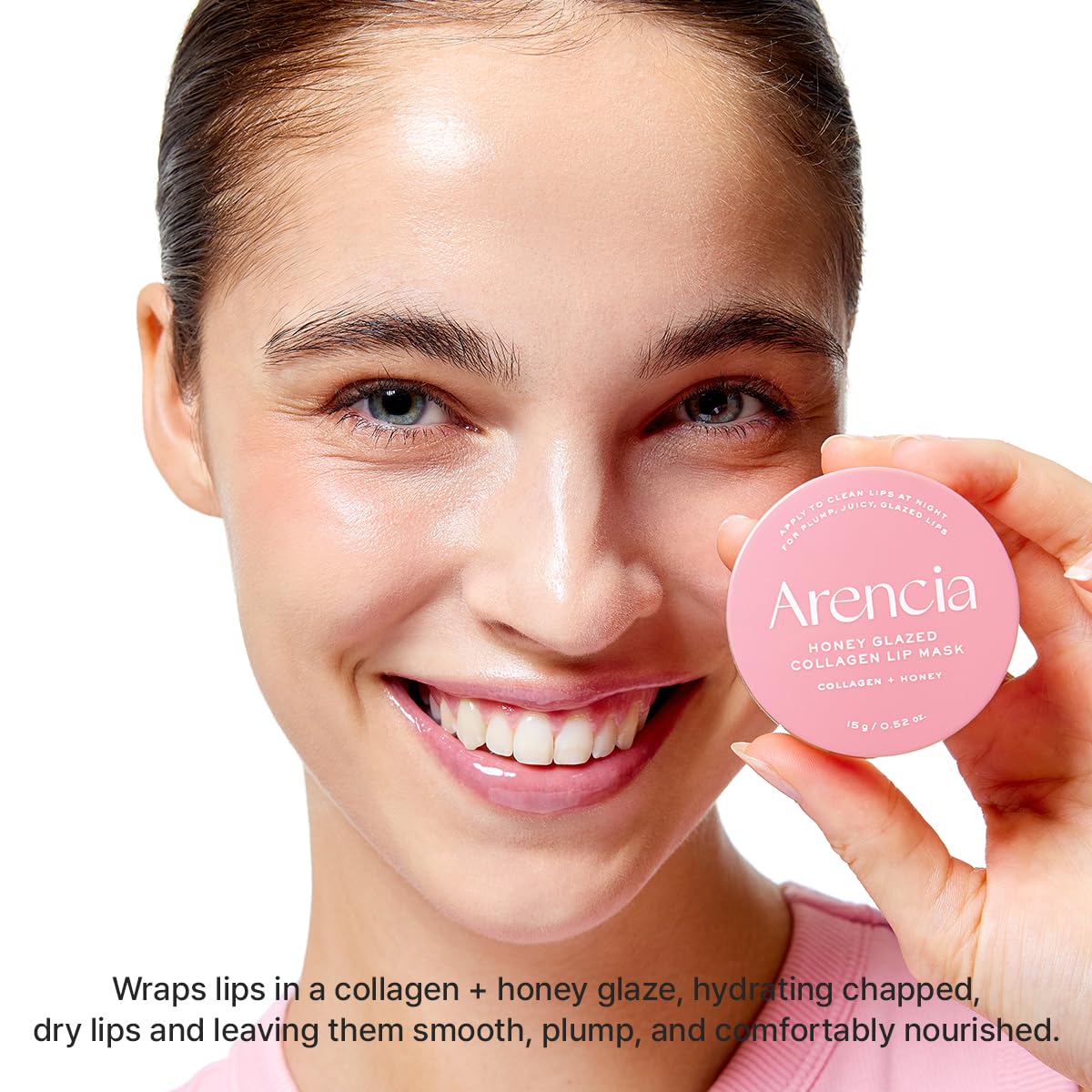 Arencia Honey Glazed Collagen Lip Mask, Overnight Lip Treatment with Collagen and Honey, 0.52 oz ARENCIA buy supplements canada