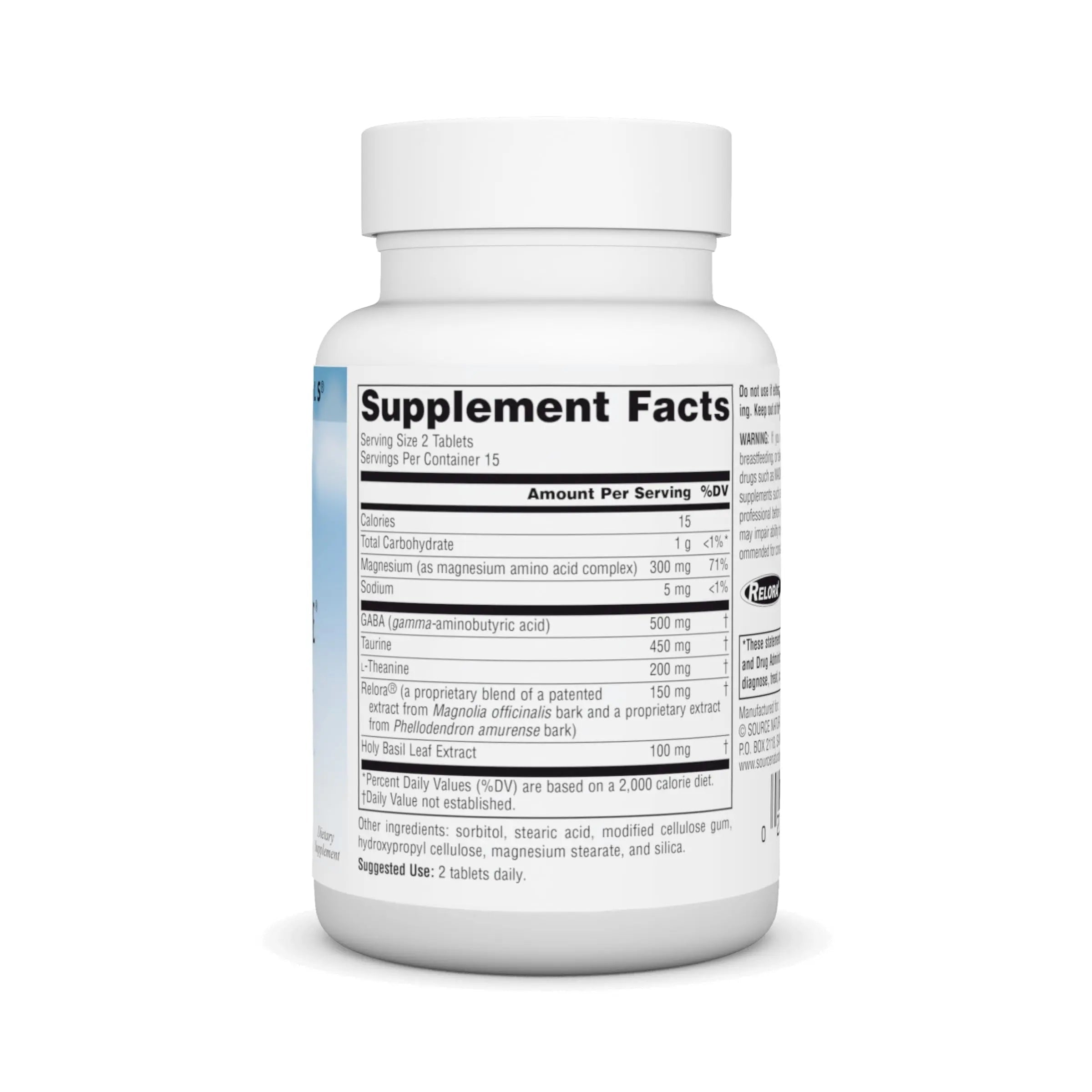 Source Naturals Serene Science Theanine Serene with Relora, Magnesium and GABA - 30 Tablets Source Naturals buy supplements canada
