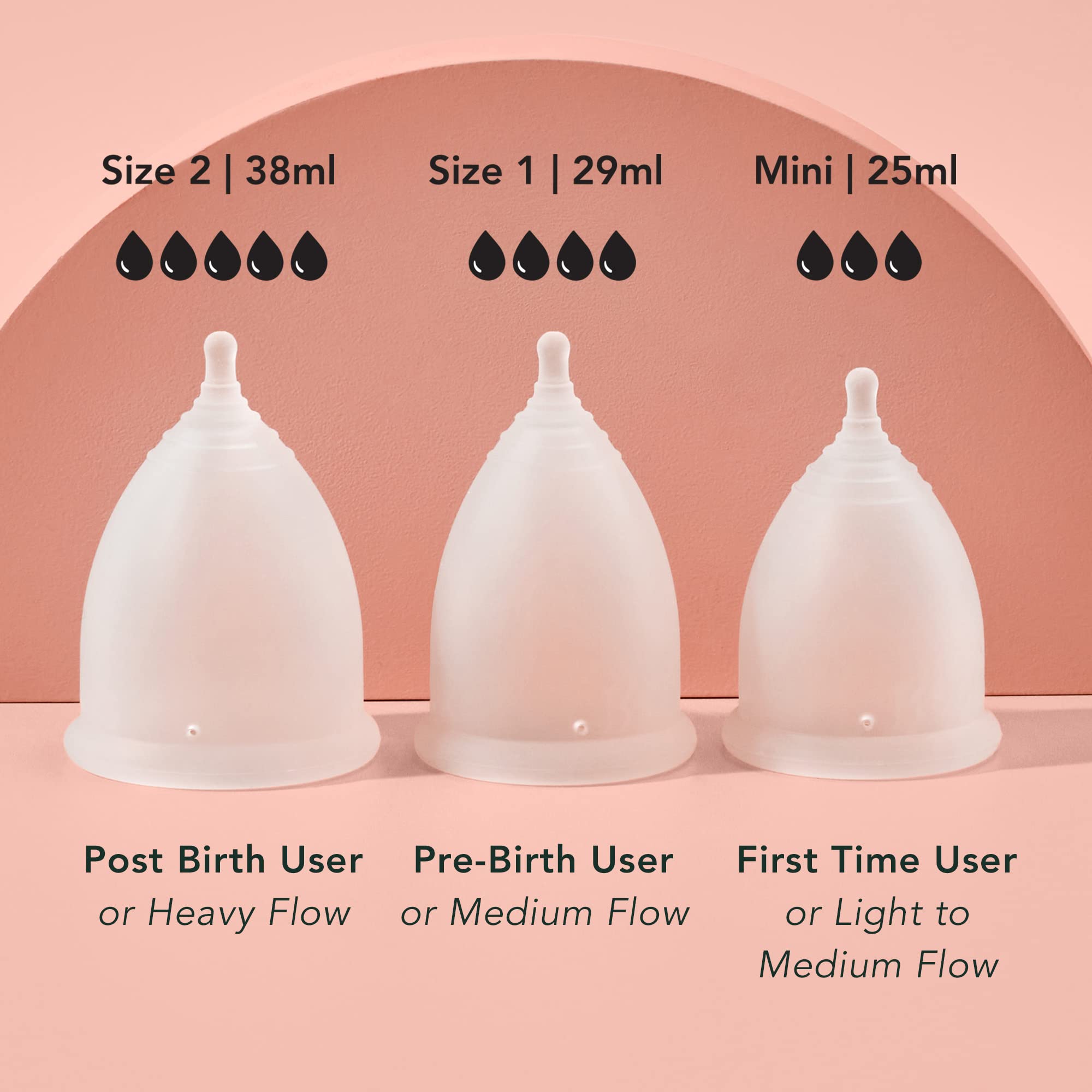 Rael Period Cup, Soft Reusable Menstrual Cups for Women - Medical-Grade Silicone, Period Cups Rael buy supplements canada