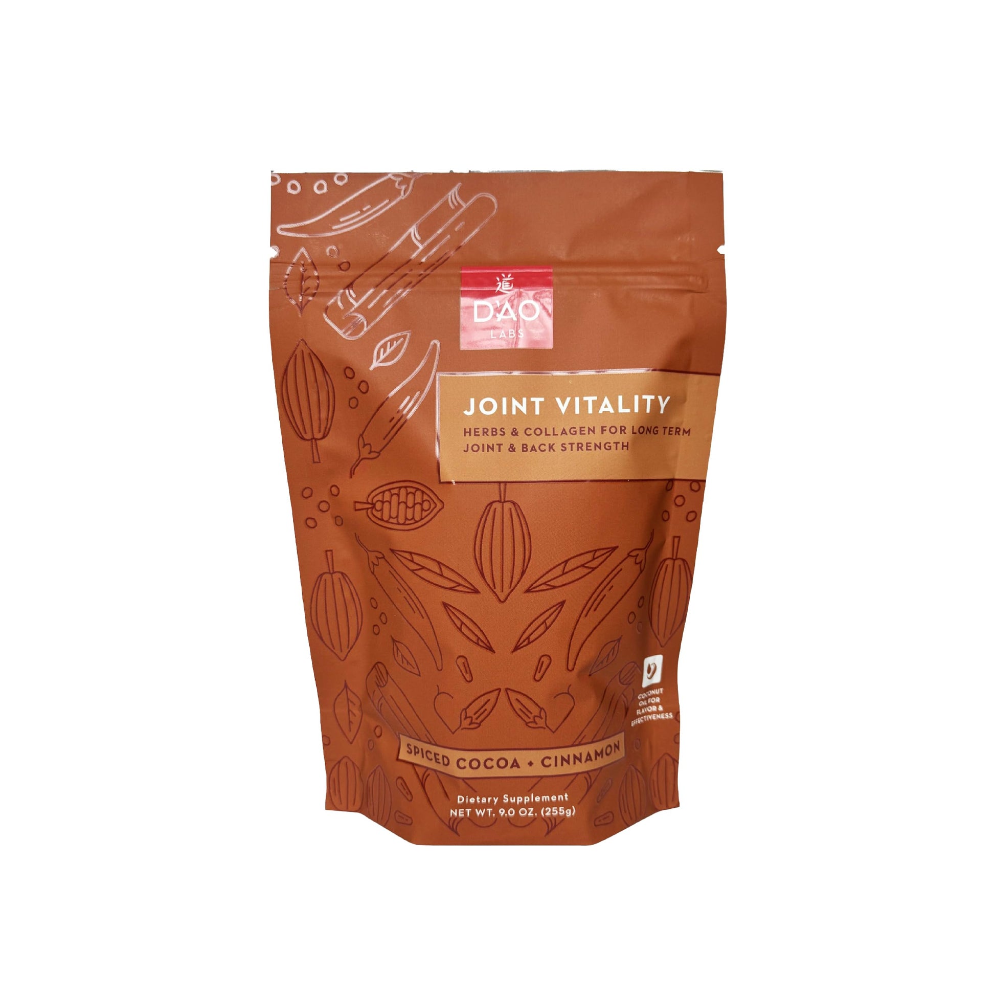 D'AO Labs Joint Vitality Powder - Joint Support - Du Huo Ji Shen Tang Traditional Chinese Herbal - Increased Mobility & Flexibility - Spiced Cocoa & Cinnamon Flavor - 15 Servings DAO Labs buy supplements canada