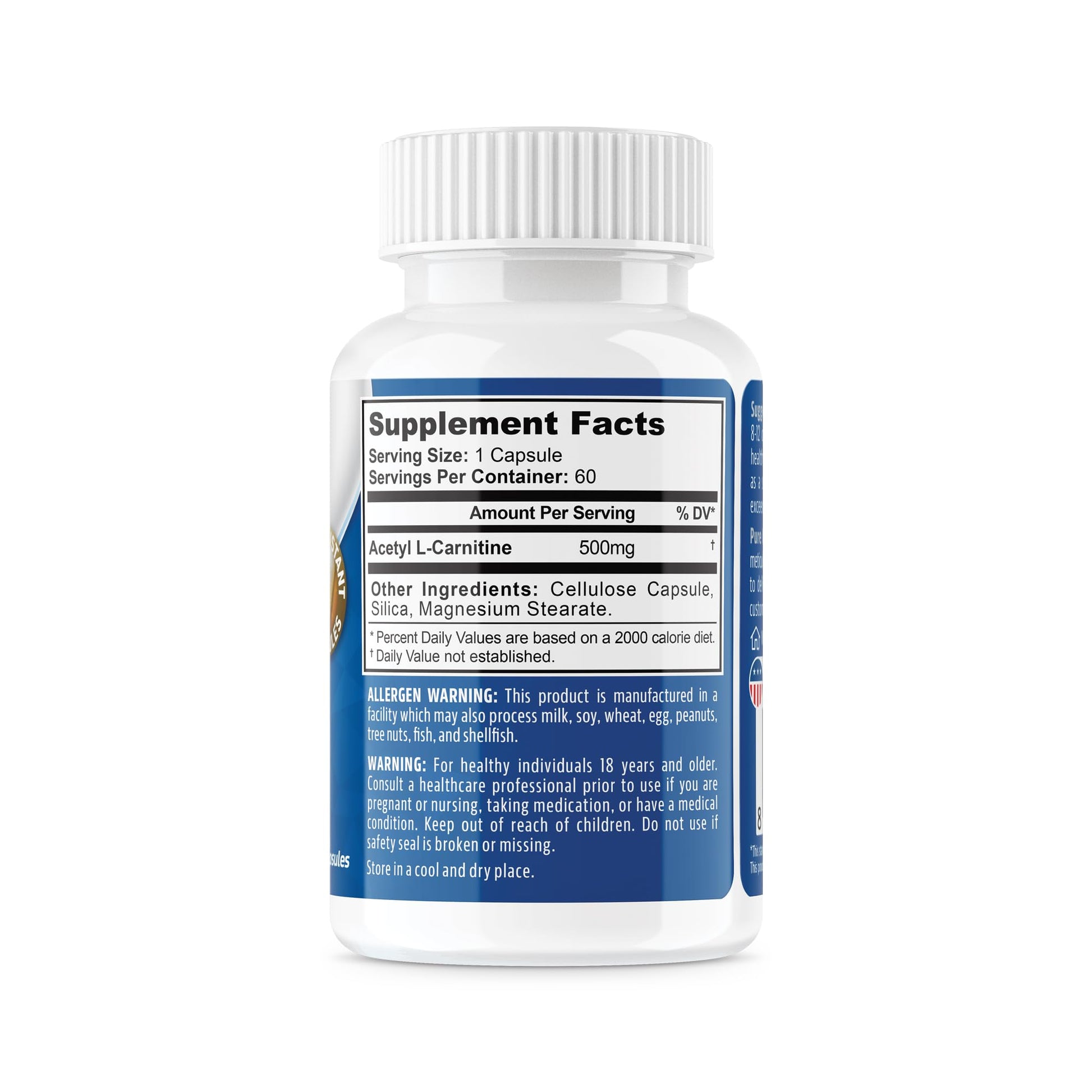 NeuropAWAY Elements Acetyl L-Carnitine 500mg 60ct Acid Resistant Capsules (60 500mg NeuropAWAY buy supplements canada