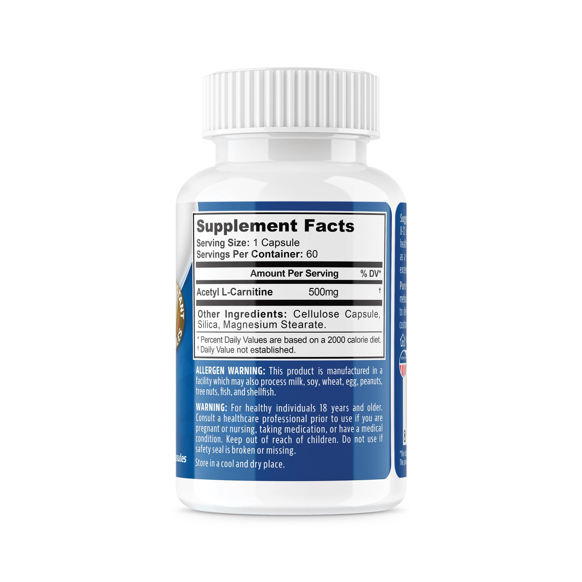 NeuropAWAY Elements Acetyl L-Carnitine 500mg 60ct Acid Resistant Capsules (60 500mg NeuropAWAY buy supplements canada