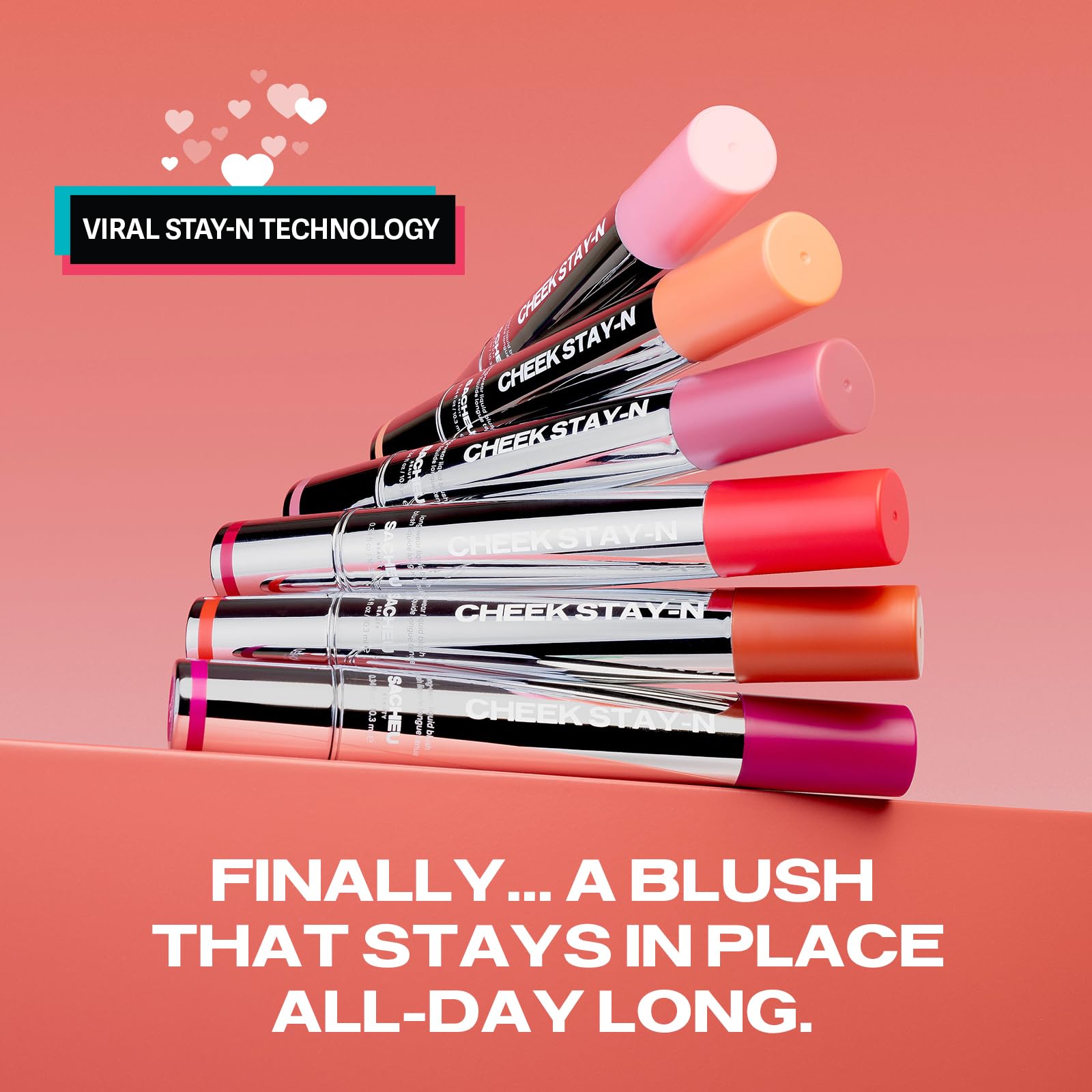 Sacheu Cheek STAY-N Liquid Blush for Cheeks — High Pigment, Buildable, Lightweight Cream Blush for Dewy & Radiant Flushed Cheeks — Long-lasting & Cruelty Free, I'm Playful Sacheu buy supplements canada