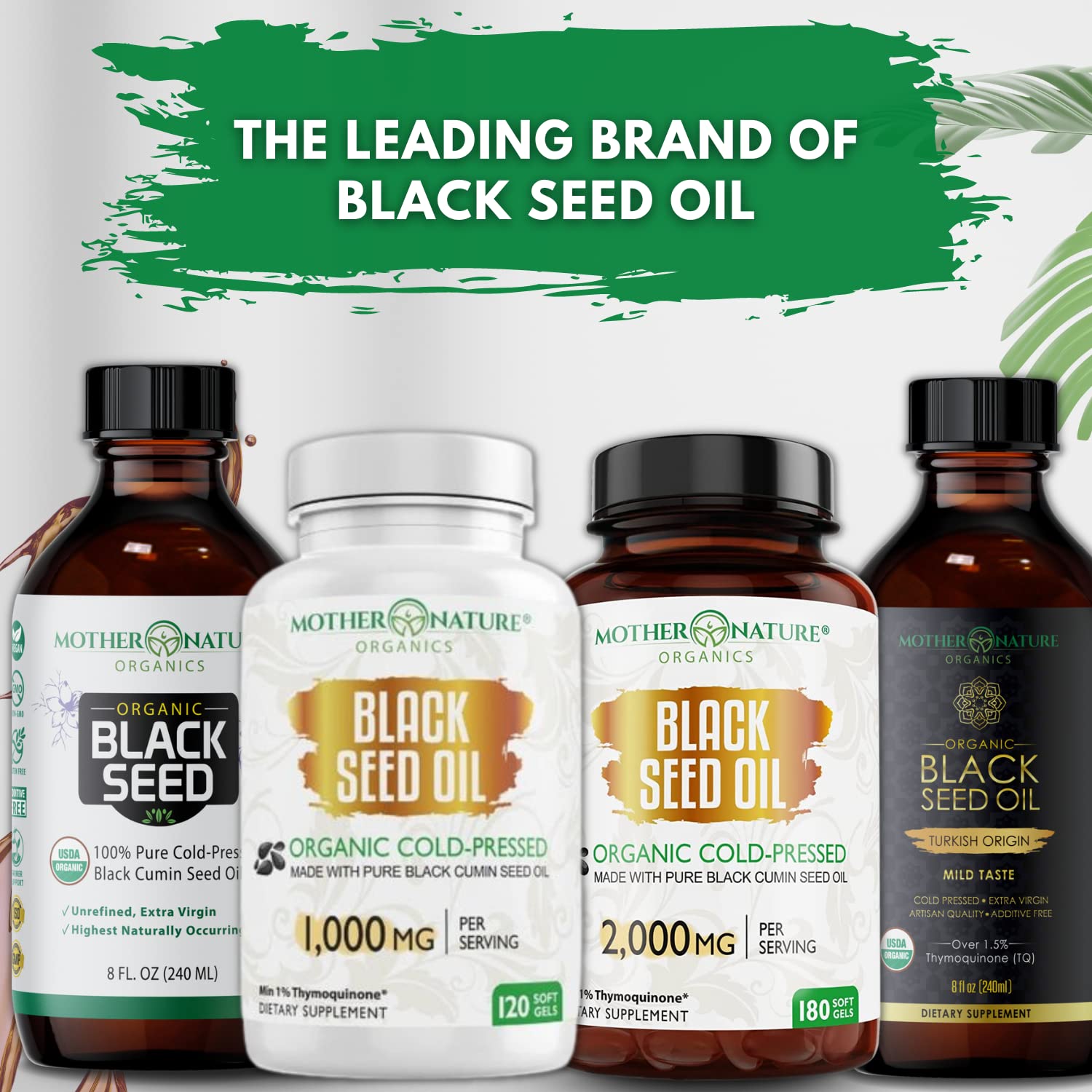 Black Seed Oil Capsules - 120 Count (Organic, Non-GMO Liquid) Premium Cold Pressed Mother Nature Organics Superfoods For Organic Living buy supplements canada