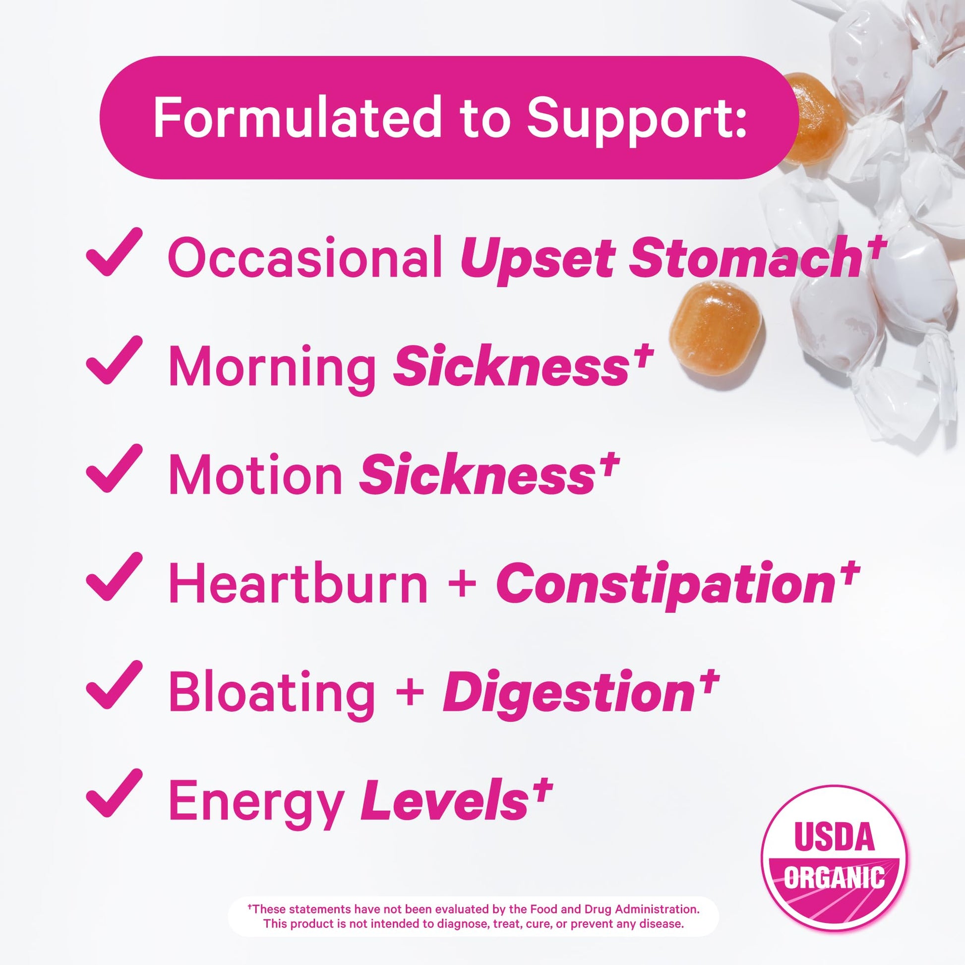 Pink Stork Mood and Stomach Relief Bundle - Magnesium Glycinate and Organic Peppermint Sweets for Morning Sickness and Motion Sickness, Mood Support Pink Stork buy supplements canada