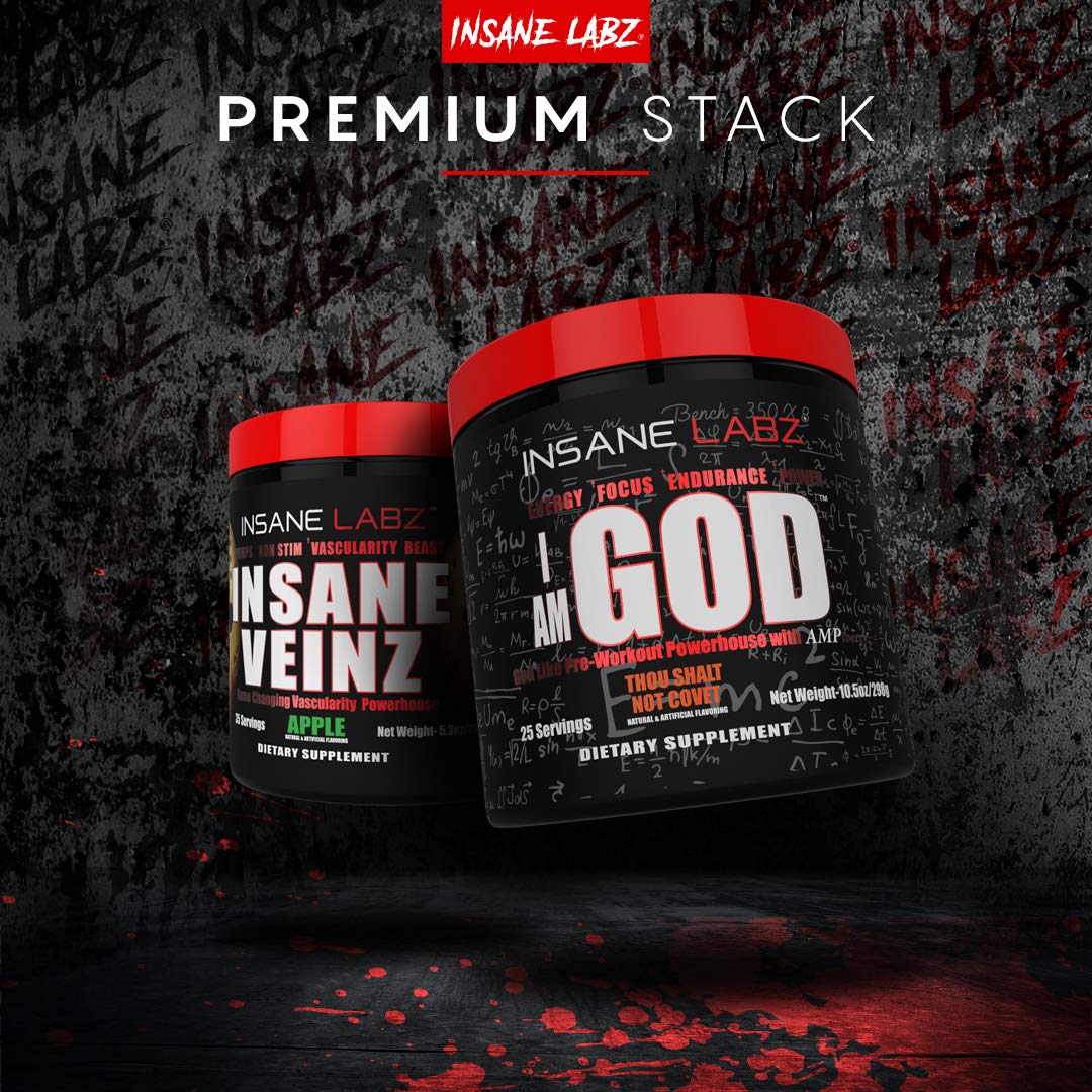 Insane Labz I am God Pre Workout, High Stim Pre Workout Powder Loaded with Creatine Insane Labz buy supplements canada
