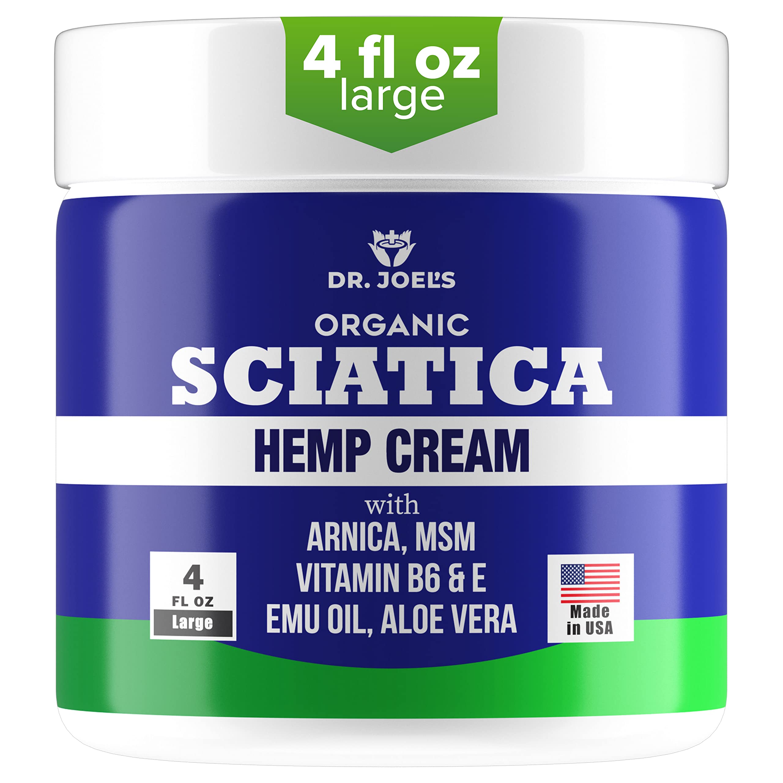Sciatica Cream - Premium Sciatica Cream - Fast Absorption & Maximum Relief - 4 oz Large Value Pack - Made in The USA Dr. JOEL'S buy supplements canada
