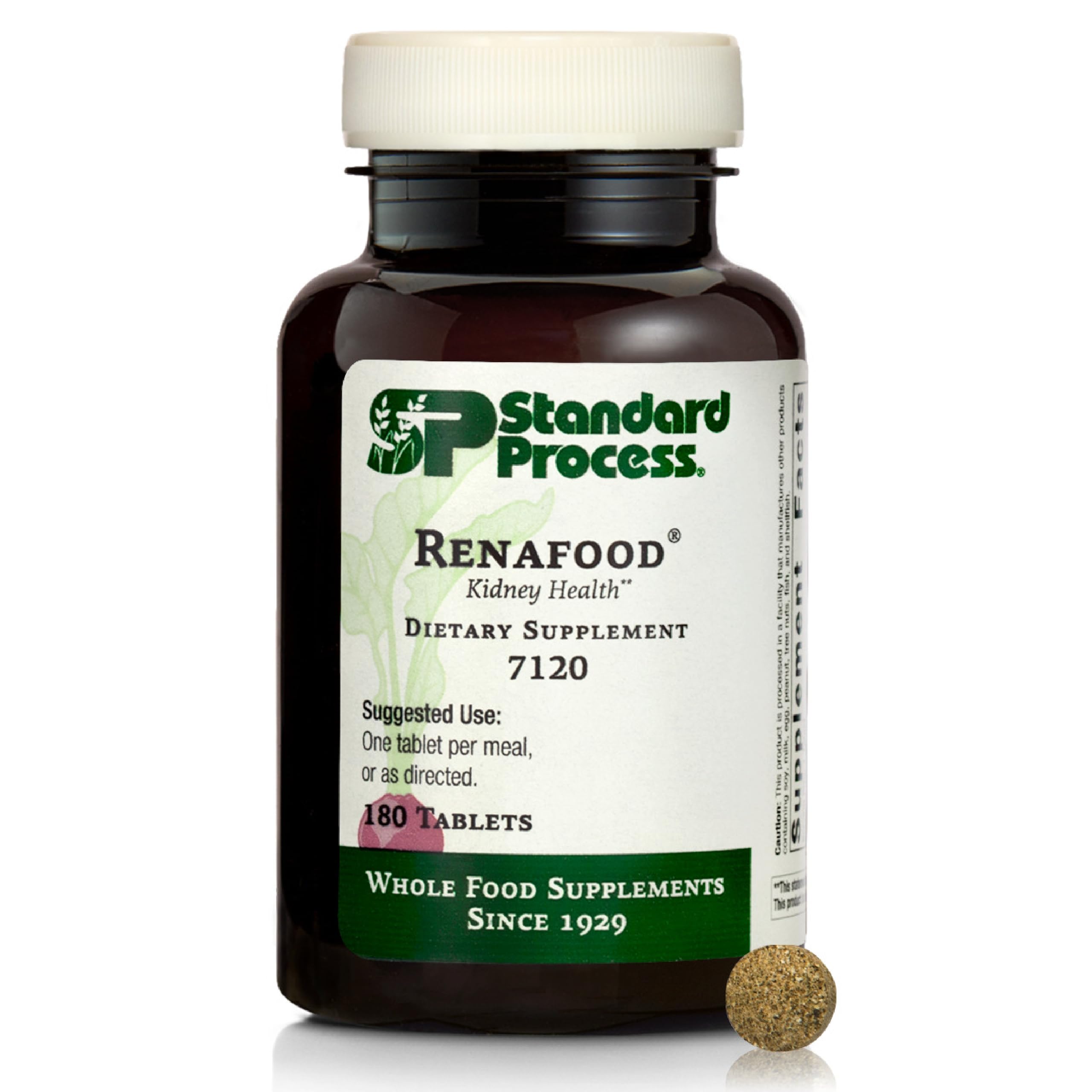Standard Process Renafood - Supports Healthy Kidney Function & Antioxidant Activity - Contains Vitamins A - Non-Soy - 180 Tablets Standard Process Inc. buy supplements canada