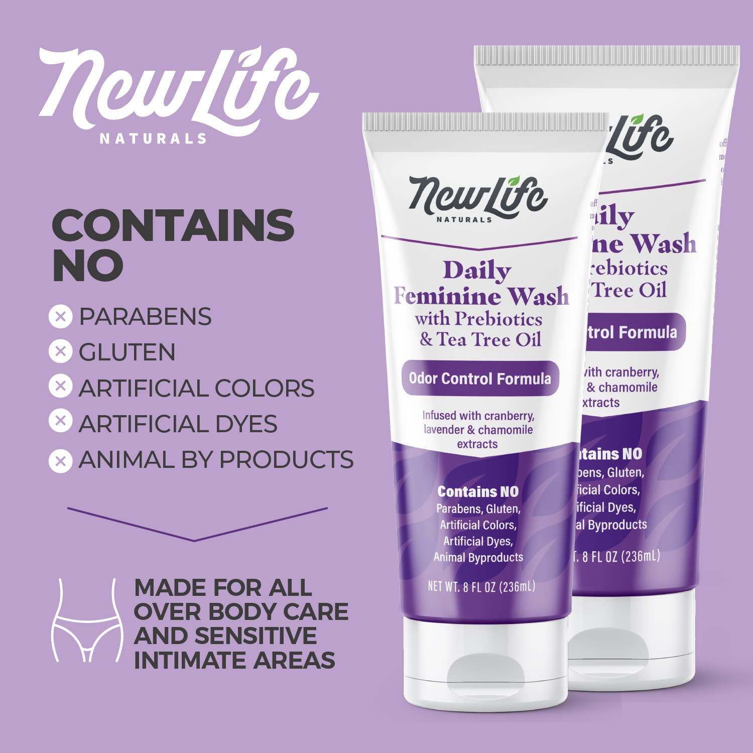 NewLife Naturals Daily Feminine Wash for pH Balance and Odor Control for Feminine Hygiene Intimate Wash NewLife Naturals buy supplements canada