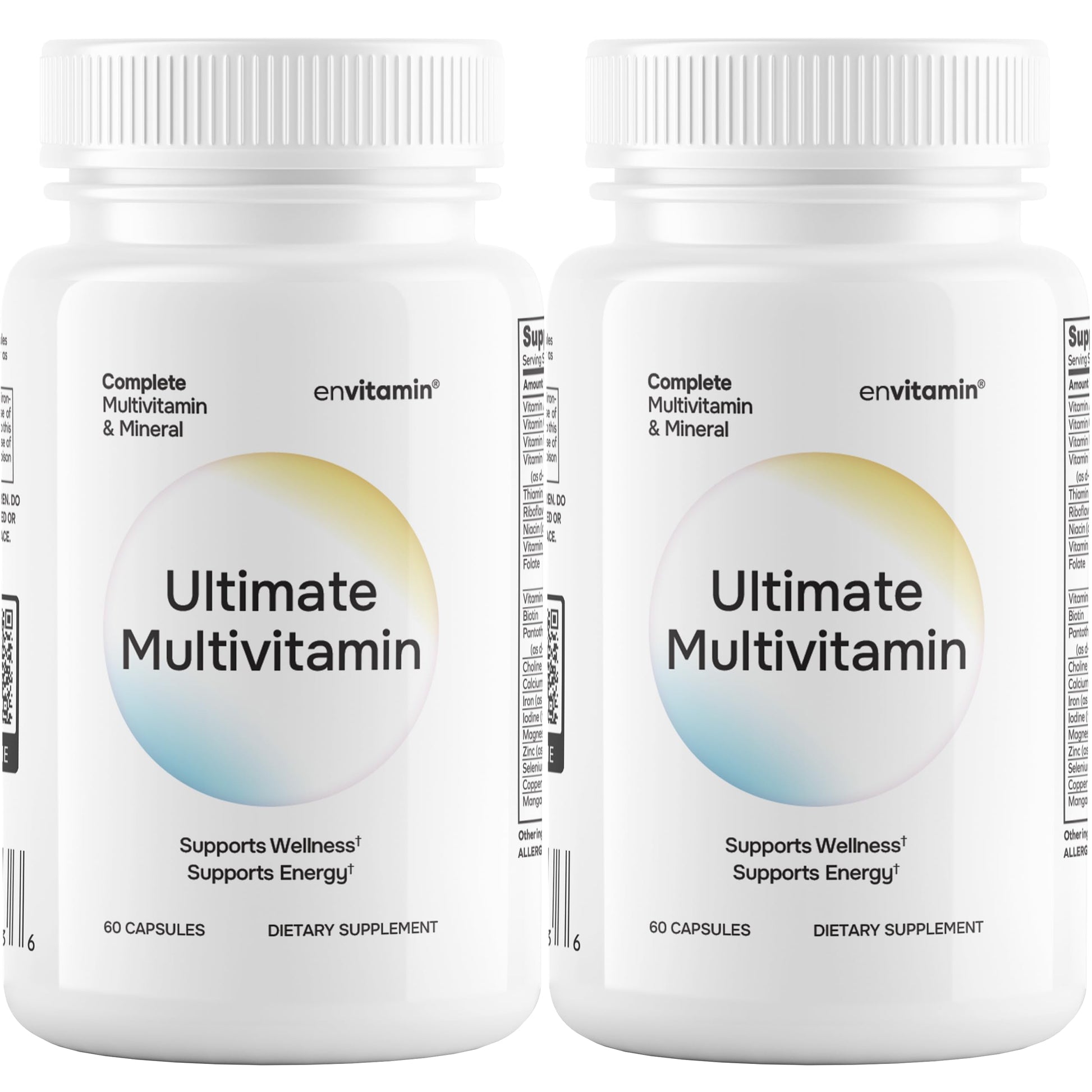 envitamin Ultimate Multivitamin Multimineral and Superfood with 42 Fruit and Vegetable Blend, 60 Count (Ultimate 2 Pack) envitamin buy supplements canada