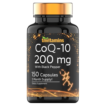 tnvitamins Ultra Potent CoQ-10 200 MG - 150 Capsules with Black Pepper Extract tnvitamins buy supplements canada
