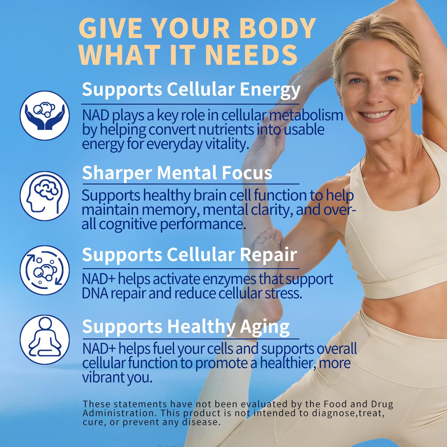NAD Supplement 1000mg, Liposomal NAD+ Supplement with Resveratrol, Glutathione & Astaxanthin - Support Cellular Health, Stamina & Healthy Aging, NMN Supplement Alternative – 60 Capsules HVibeVigor Zest buy supplements canada