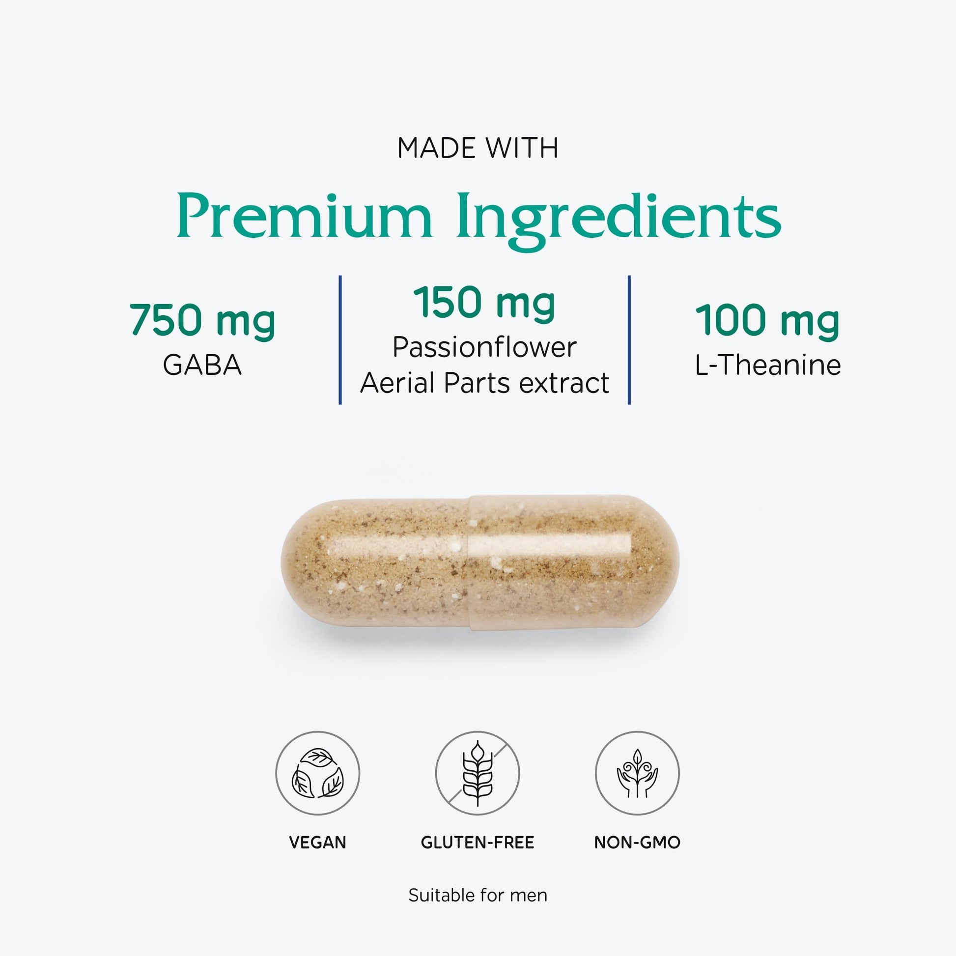 Vitanica, GABA Ease, Calming Support, Vegan, 60 Capsules Vitanica buy supplements canada