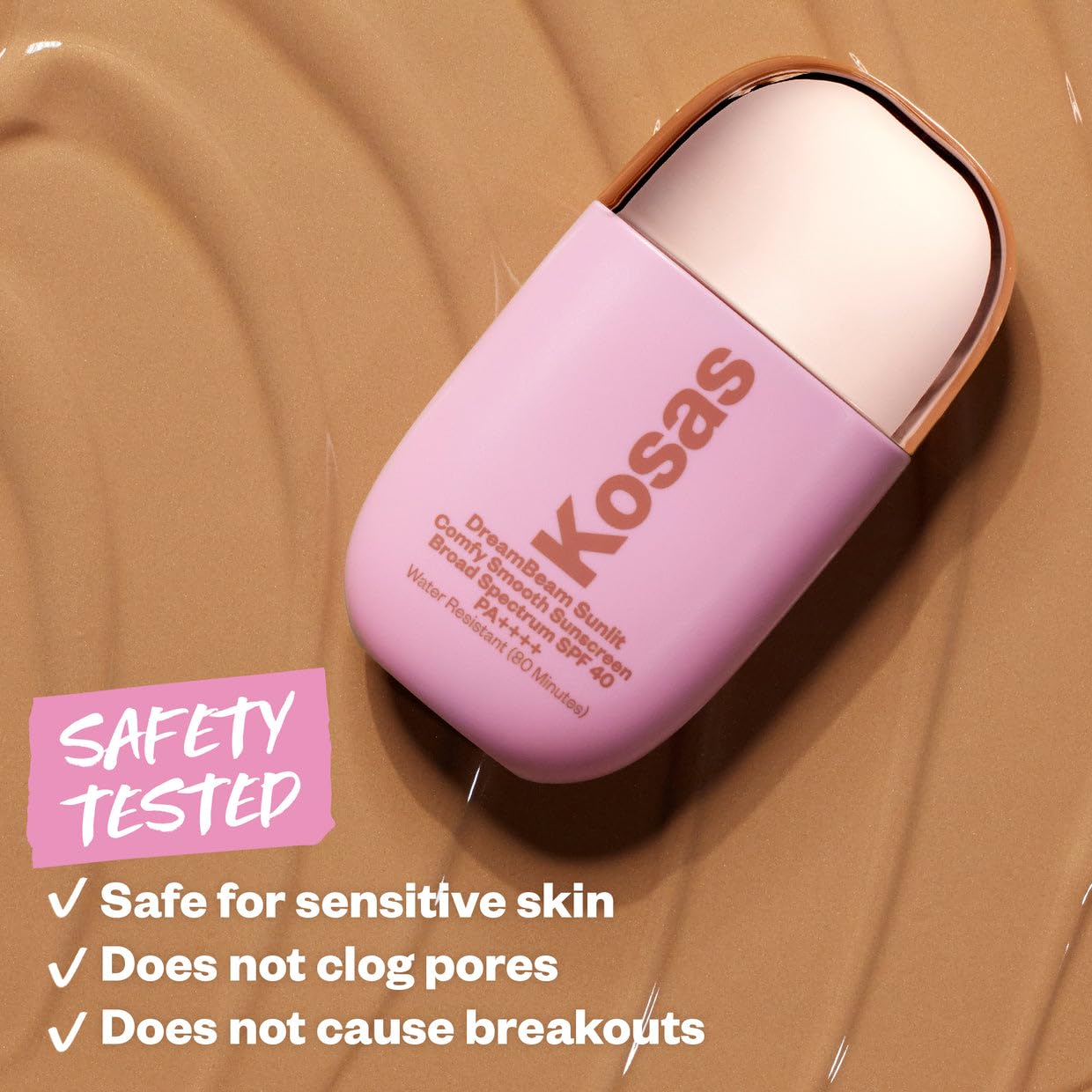 Kosas DreamBeam SPF 40 Mineral Sunscreen for Face + Makeup Prep – Lightweight Hydrating Sun Protection, 40 ml Kosas buy supplements canada