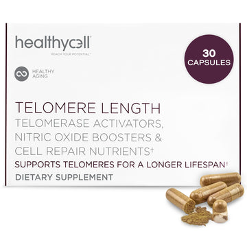 Healthycell Telomere Length Supplement - Anti-Aging Telomere Lengthening Supplements with Phytonutrients & Vitamins for Cellular Health - AC-11, Astragalus & Resveratrol - 30 Capsules Healthycell buy supplements canada