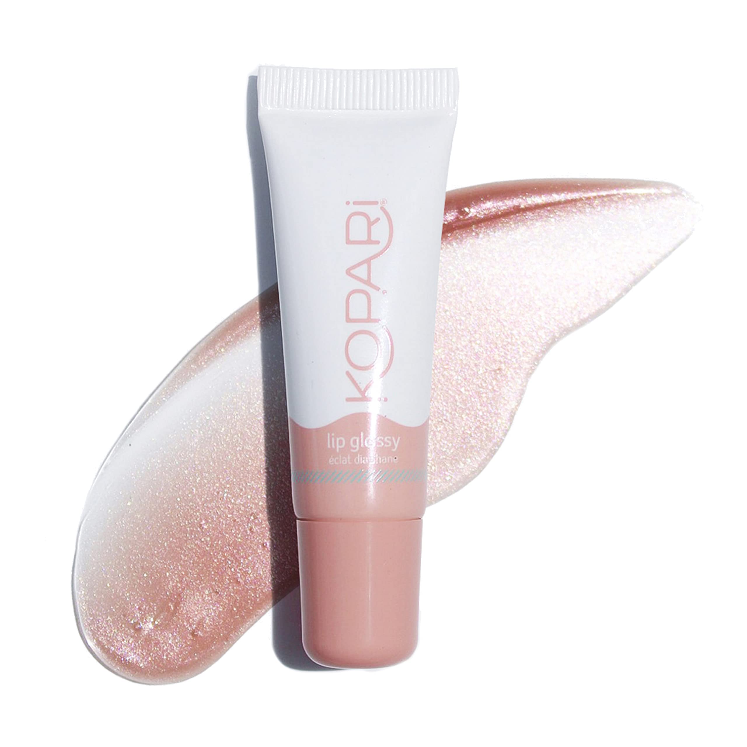 Kopari Coconut Lip Glossy | Nude Tint Birthday Suit | Vegan Hydrating Moisturizing Lip Oil Vitamin E Shea Butter Long Wear High Shine Non Sticky | Clean Plant Based Non Toxic Balm Paraben Free Kopari buy supplements canada