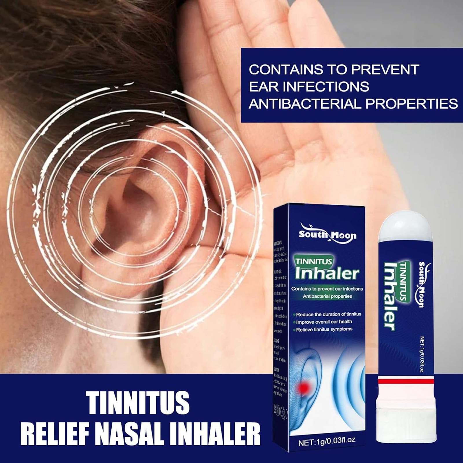 3/5/8PCS Echo Ease Tinnitus Inhaler, Tinnitus Relief for Ringing Ears Device, Auricalm Tinnitus Dailebao buy supplements canada