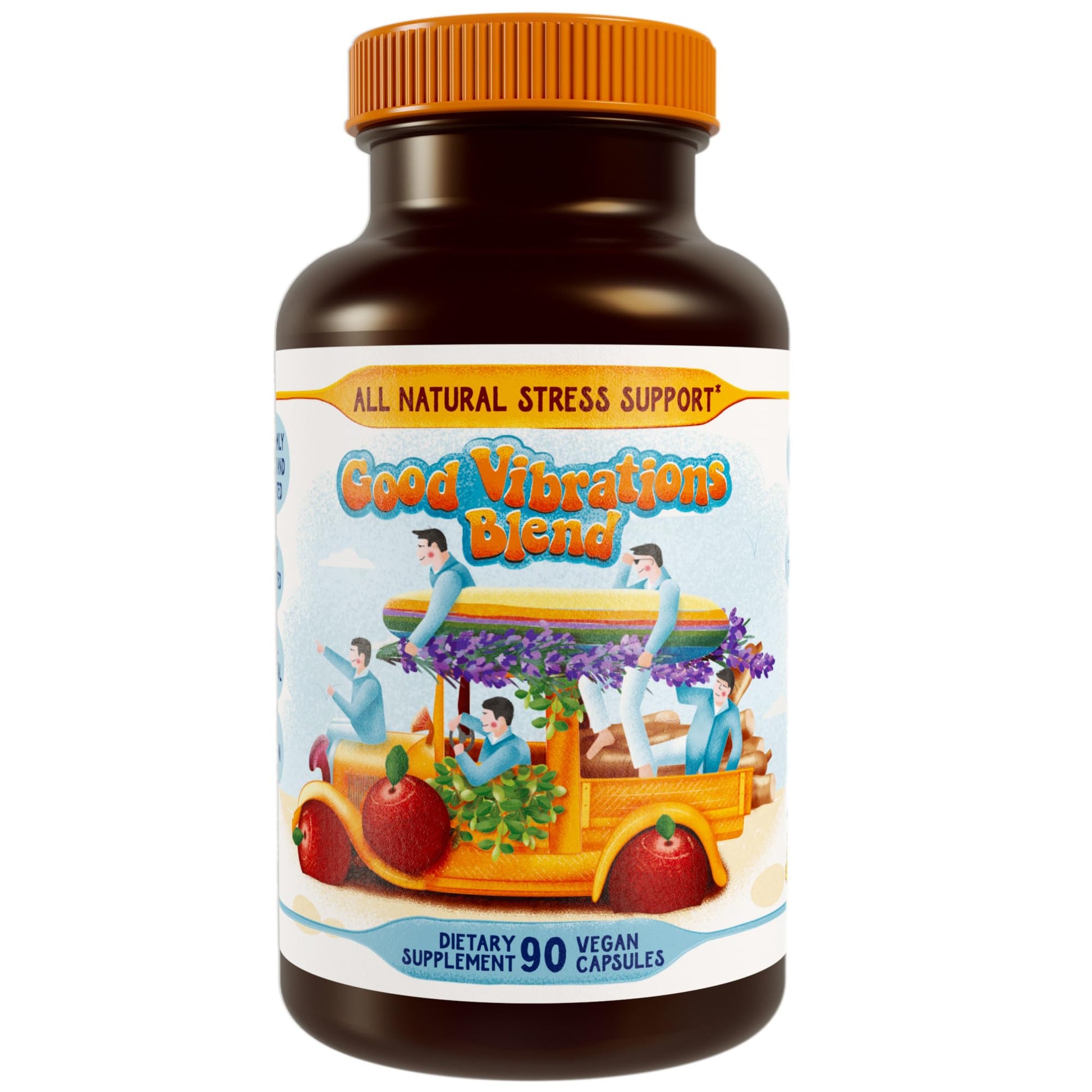 Hippie Farms Stress, Mood, Energy Support - Ashwagandha Root, Lion's Mane & More - Good Vibrations Blend Hippie Farms buy supplements canada
