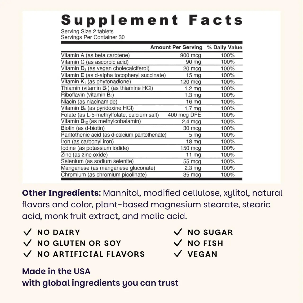 EZ Melts Multivitamin + Iron - Daily Multivitamin for Women & Men - Supports Healthy Energy Levels & Antioxidant Protection EZ Melts buy supplements canada