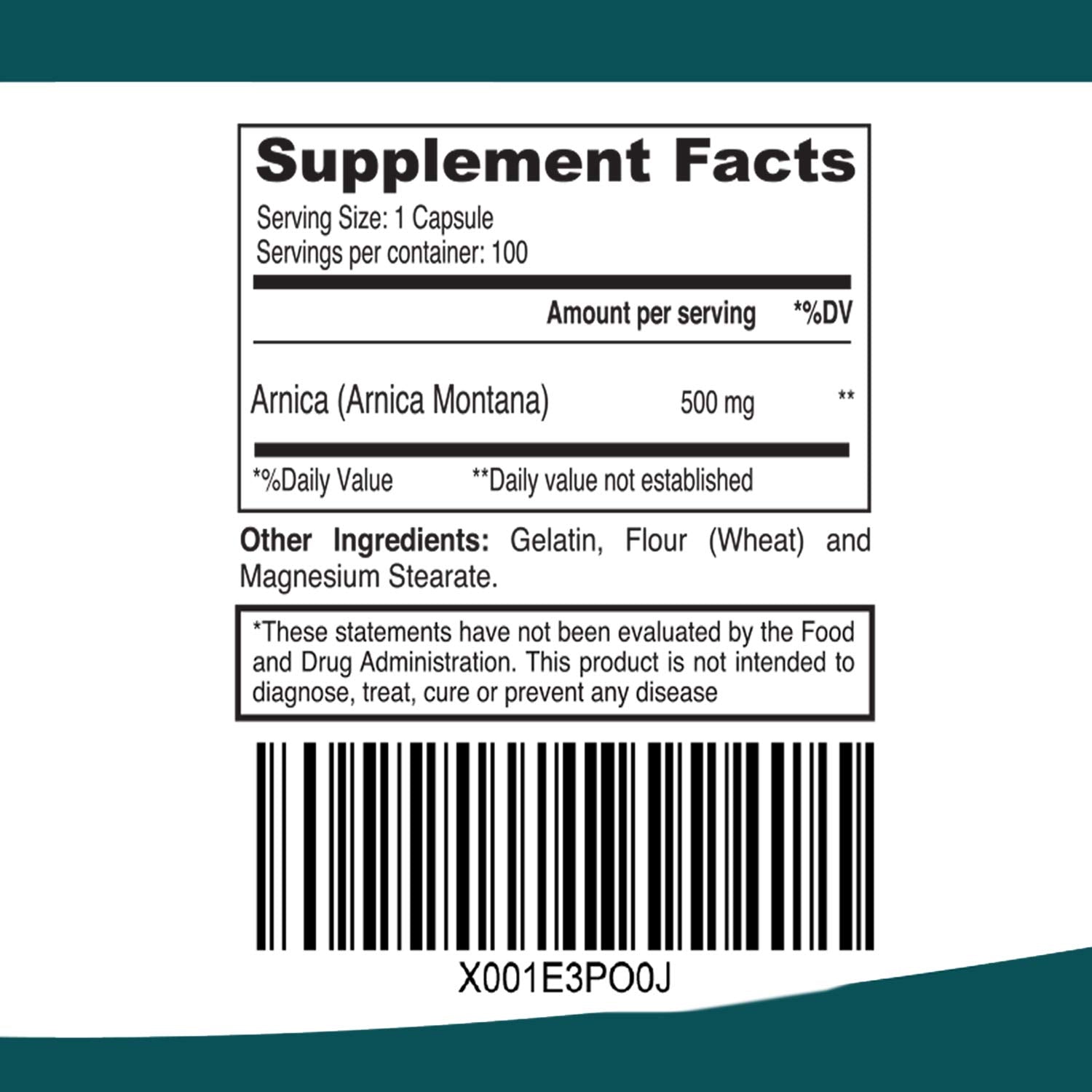 ELP ESSENTIAL Arnica Montana Capsules 100 Capsules ELP ESSENTIAL buy supplements canada