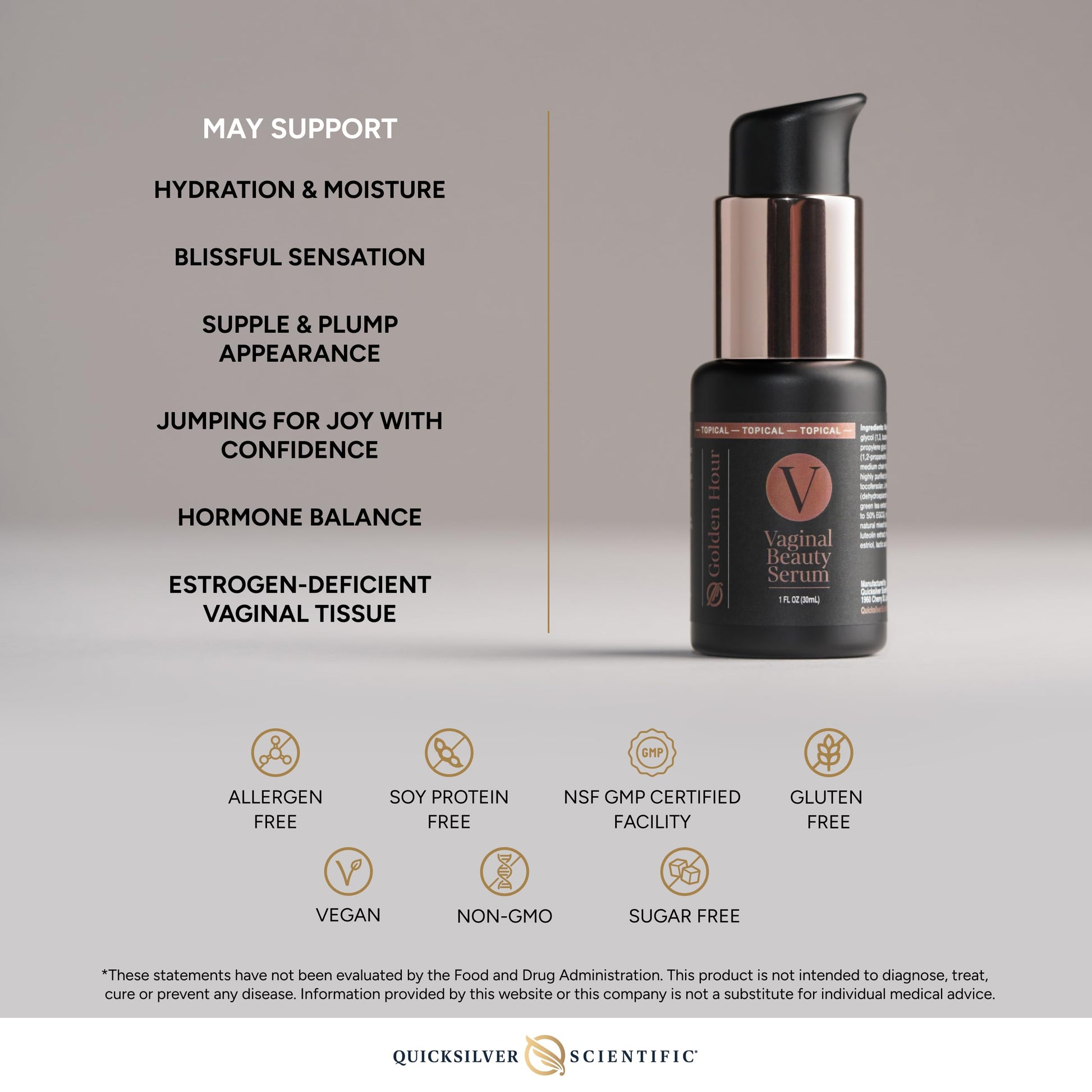 Quicksilver Scientific Vaginal Beauty Serum 1 fl oz (30ml) Quicksilver Scientific buy supplements canada