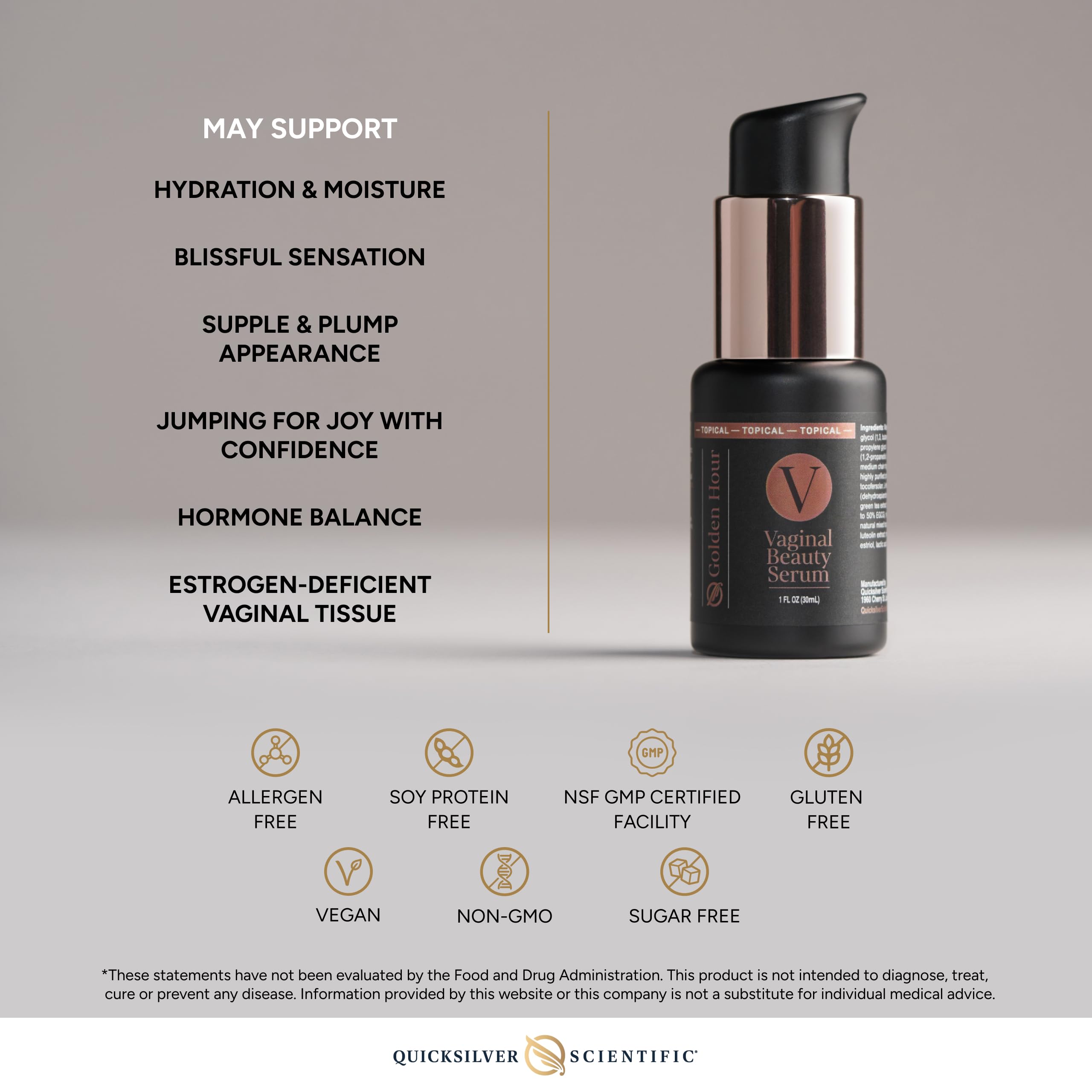Quicksilver Scientific Vaginal Beauty Serum 1 fl oz (30ml) Quicksilver Scientific buy supplements canada