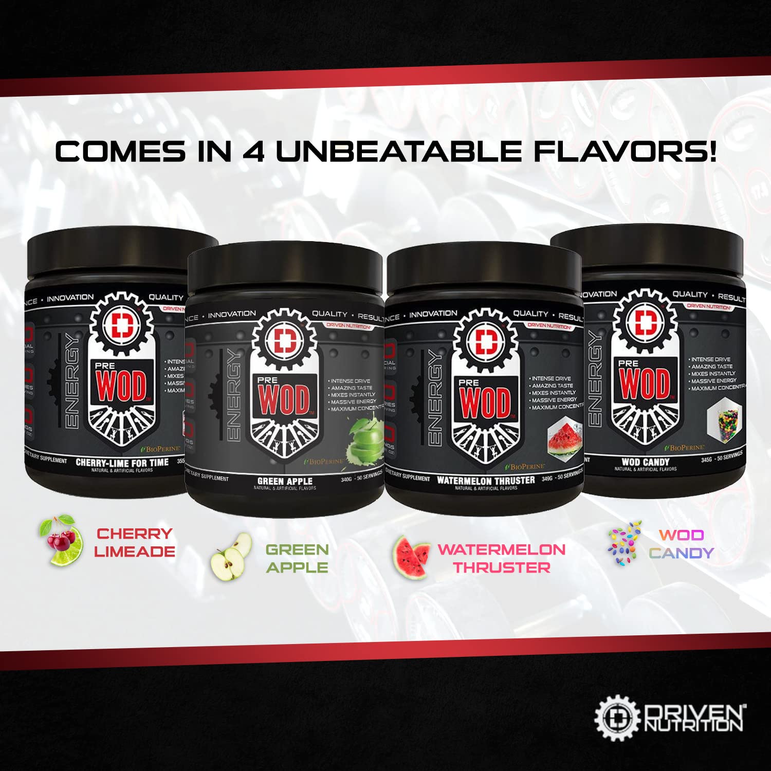 Driven PREWOD Energy Matrix, 50 Servings - Pre-Workout Supplement with Caffeine Driven Nutrition buy supplements canada