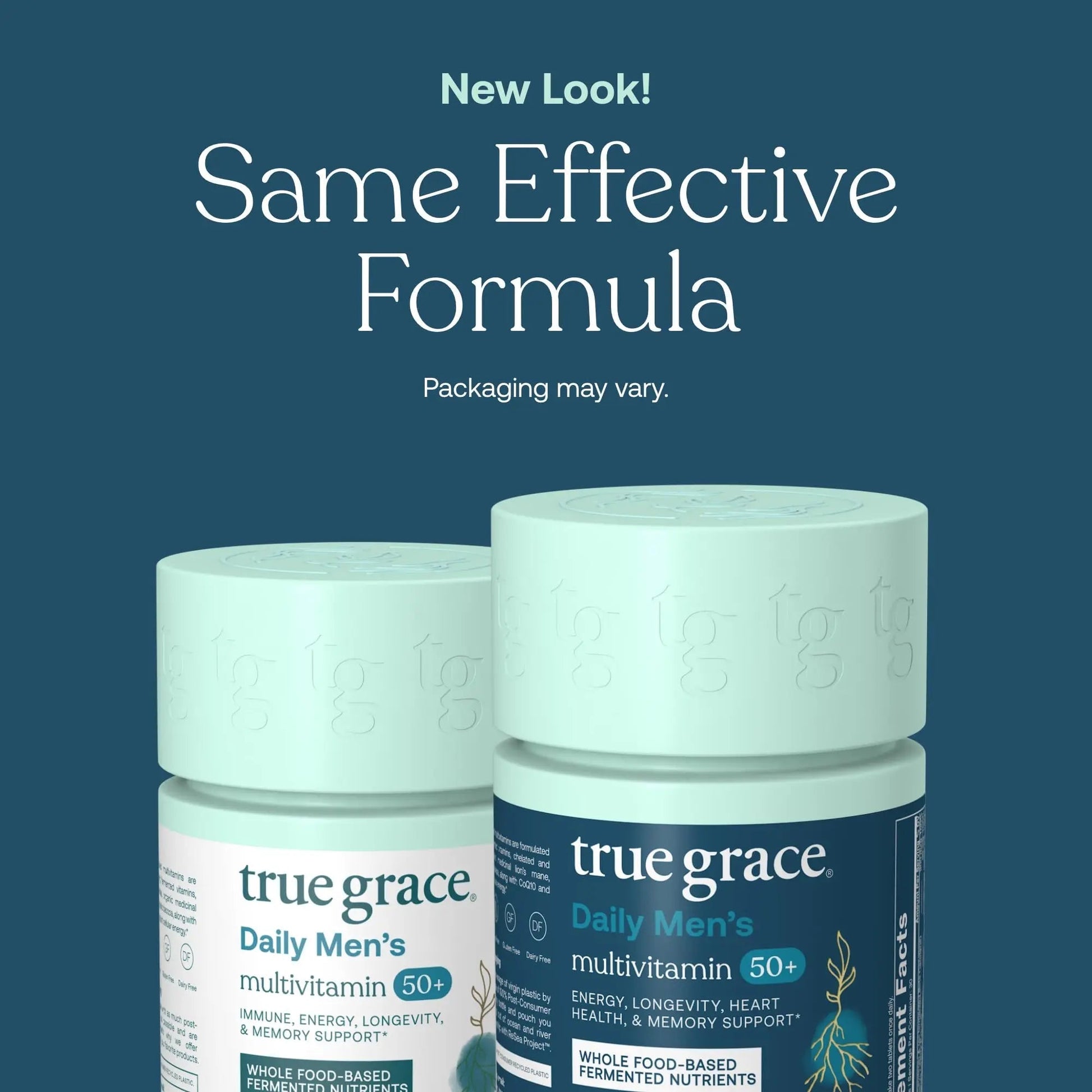 True Grace Daily Men’s Multivitamin 50+ - 60 Easy-to-Swallow Tablets - Immune, Energy, Longevity & Memory Support True Grace buy supplements canada