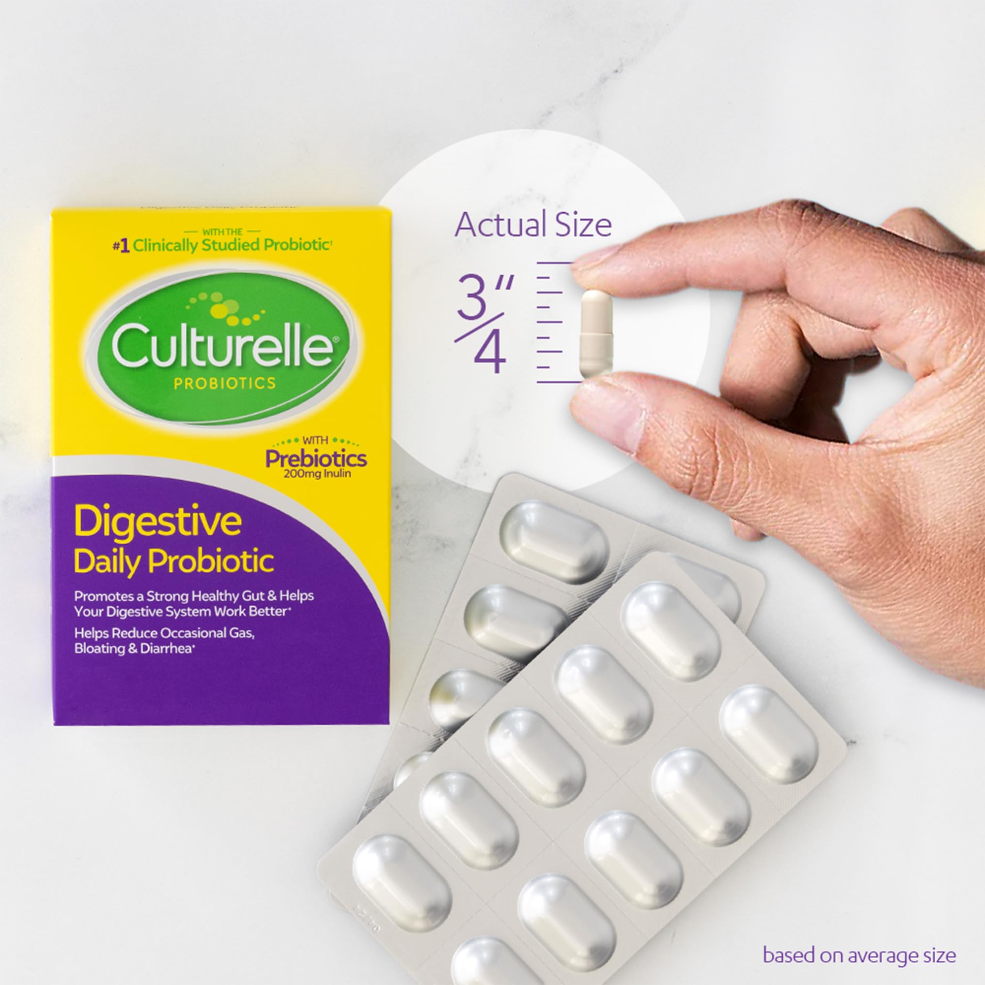 Culturelle Daily Probiotic Capsules For Men & Women, Most Clinically Studied Probiotic Culturelle buy supplements canada