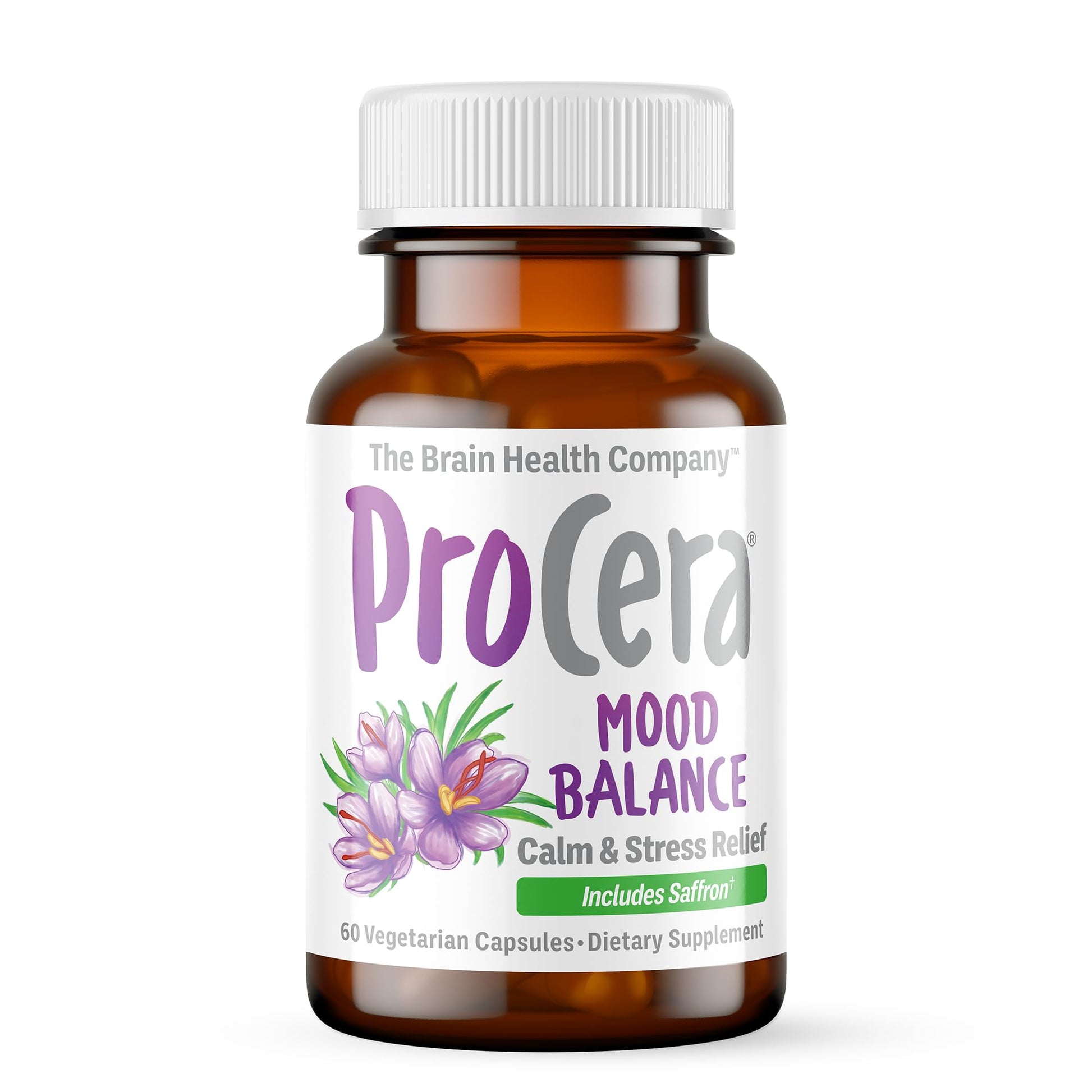 Procera Mood Support - Boost Mental Performance - Clarity - Mood Stability - Stress - Anxiousness - Mental Fatigue - Adaptogens - Saffron - Magnesium - Ashwagandha - Rhodiola - 60 Count Procera buy supplements canada