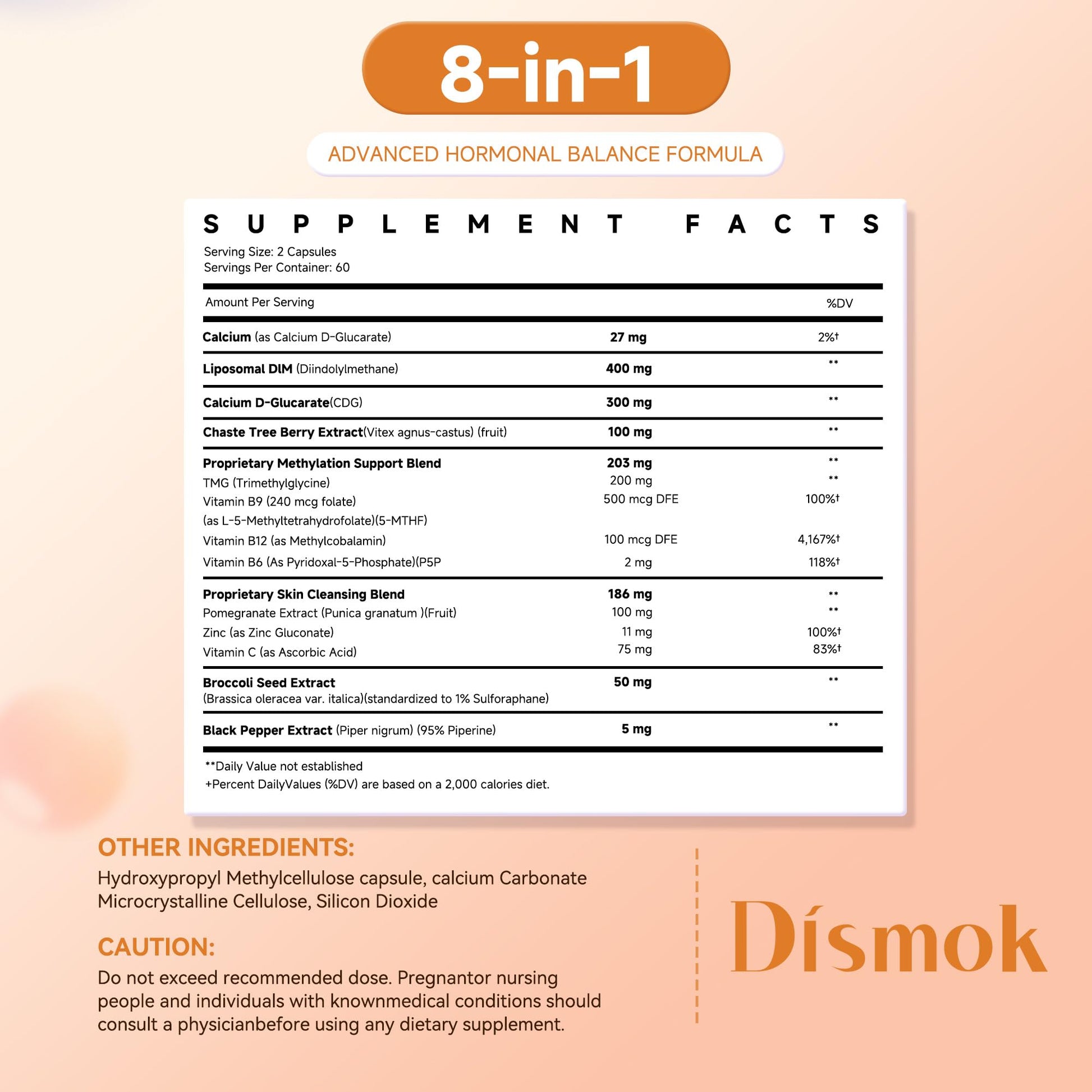 DIM Supplement 400 mg | Advanced Liposomal Multi-Action Complex for Estrogen Balance in Women & Men | Supports Hormonal Acne, Healthy Estrogen Metabolism & Clear Skin | Third-Party Tested Dismok buy supplements canada